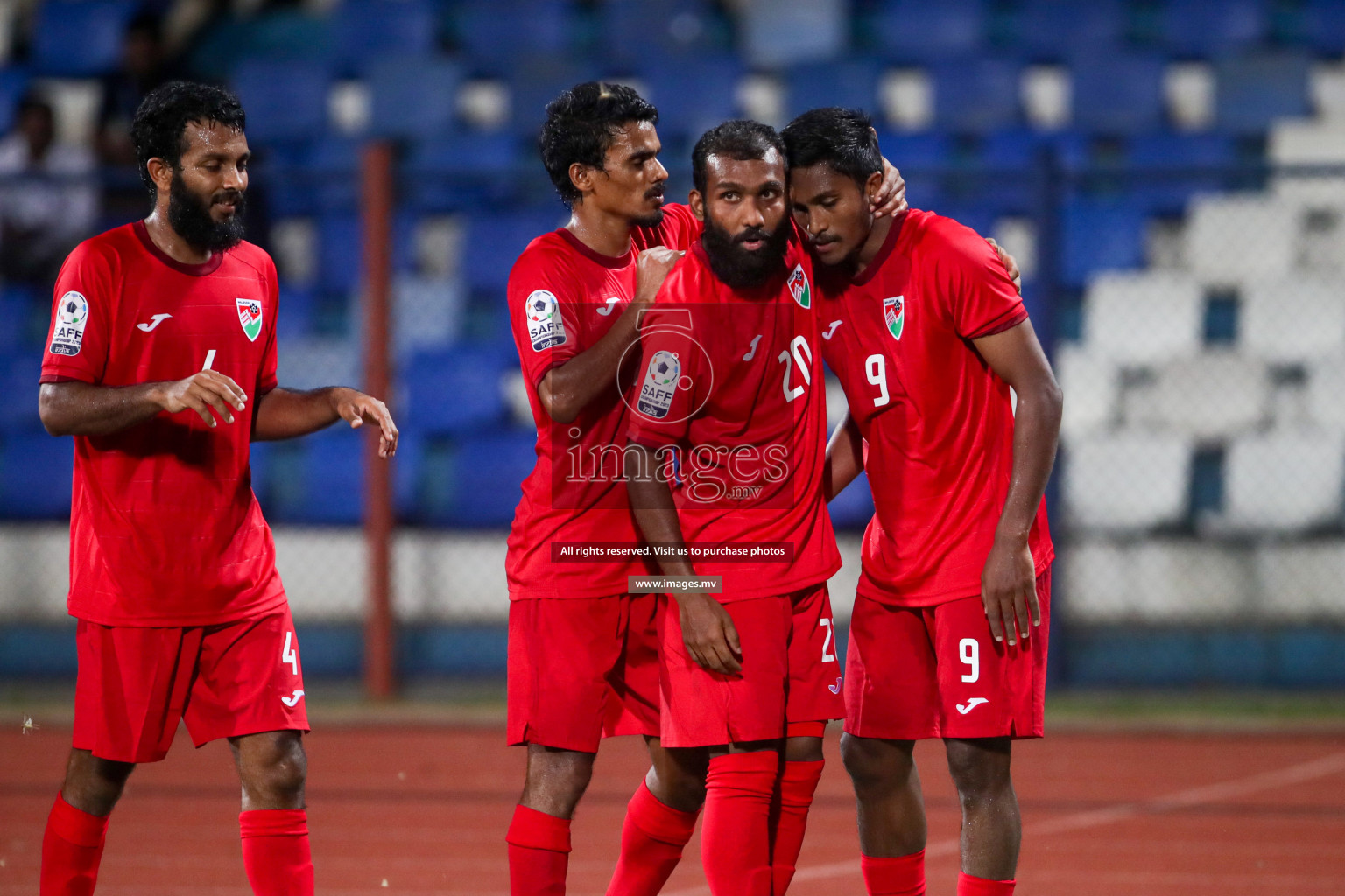 Maldives vs Bhutan in SAFF Championship 2023 held in Sree Kanteerava Stadium, Bengaluru, India, on Wednesday, 22nd June 2023. Photos: Nausham Waheed / images.mv