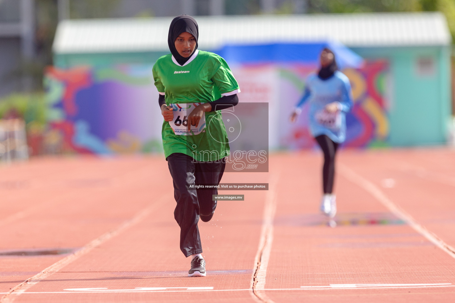 Day two of Inter School Athletics Championship 2023 was held at Hulhumale' Running Track at Hulhumale', Maldives on Sunday, 15th May 2023. Photos: Shuu/ Images.mv