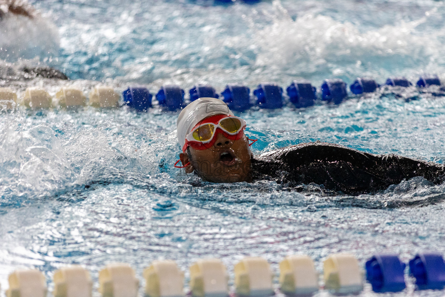 Day 7 of 4th National Kids Swimming Festival 2023 on 7th December 2023, held in Hulhumale', Maldives Photos: Mohamed Mahfooz Moosa / Images.mv