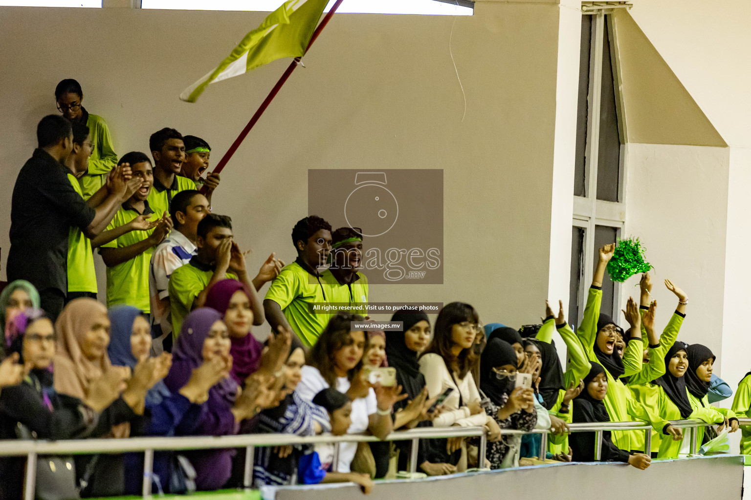 Day 8 of 24th Interschool Netball Tournament 2023 was held in Social Center, Male', Maldives on 3rd November 2023. Photos: Hassan Simah, Nausham Waheed / images.mv