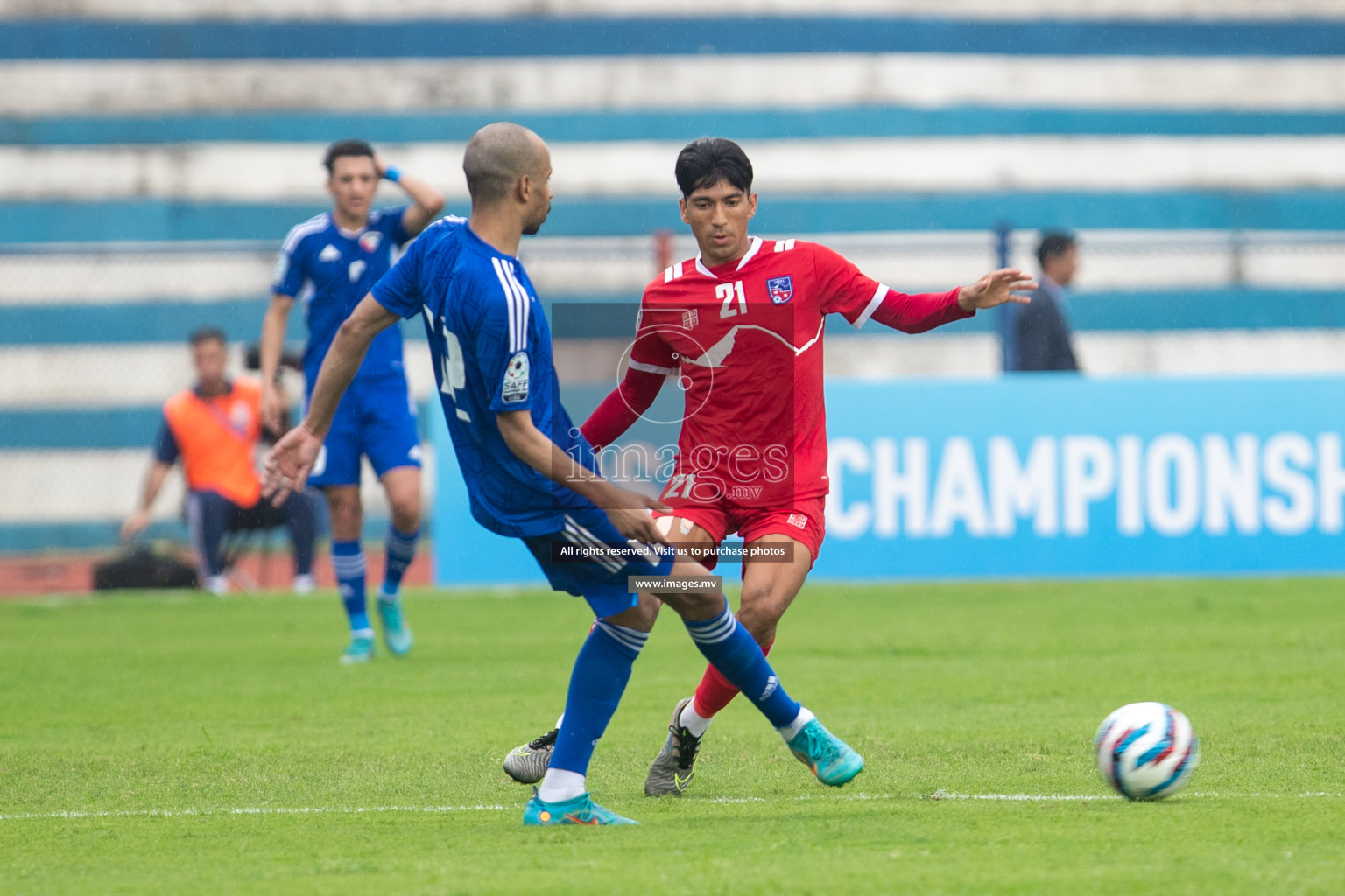 Kuwait vs Nepal in the opening match of SAFF Championship 2023 held in Sree Kanteerava Stadium, Bengaluru, India, on Wednesday, 21st June 2023. Photos: Nausham Waheed / images.mv