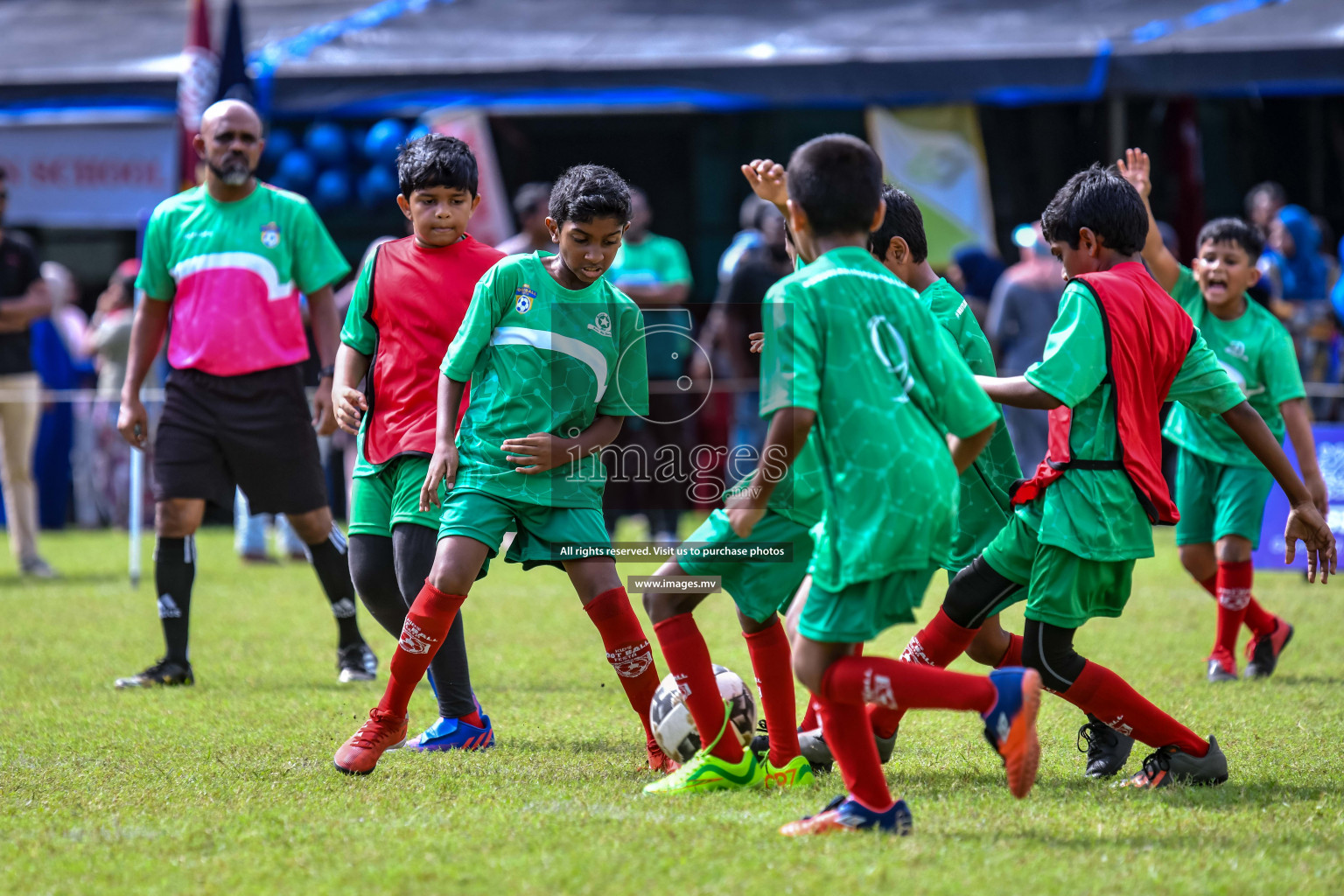 Day 1 of Milo Kids Football Fiesta 2022 was held in Male', Maldives on 19th October 2022. Photos: Nausham Waheed/ images.mv