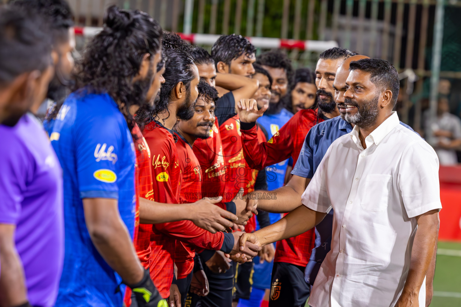 Vilimale vs L Gan in Semi Finals of Golden Futsal Challenge 2024 which was held on Friday, 1st March 2024, in Hulhumale', Maldives.
Photos: Ismail Thoriq / images.mv