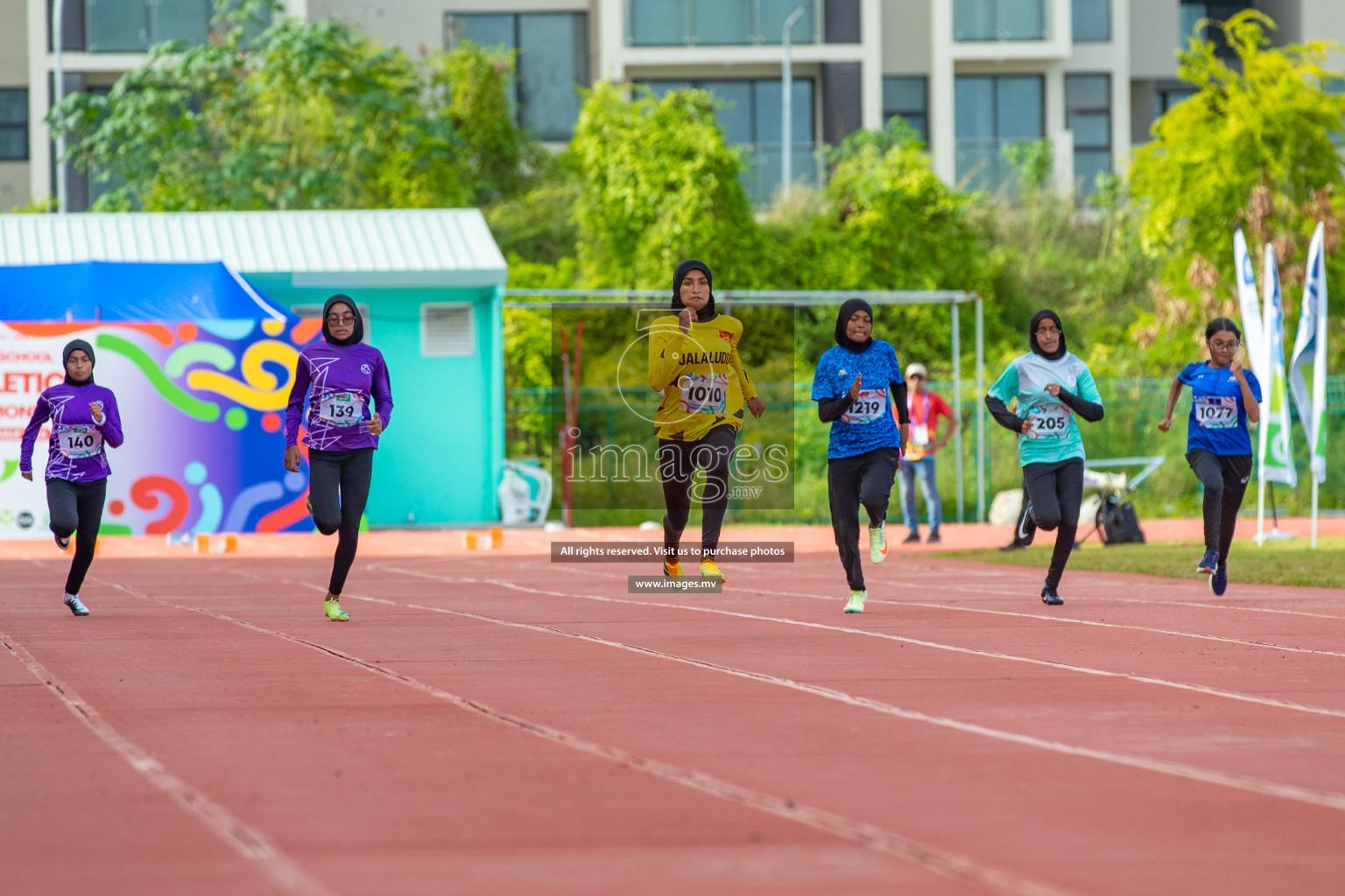 Day two of Inter School Athletics Championship 2023 was held at Hulhumale' Running Track at Hulhumale', Maldives on Sunday, 15th May 2023. Photos: Nausham Waheed / images.mv