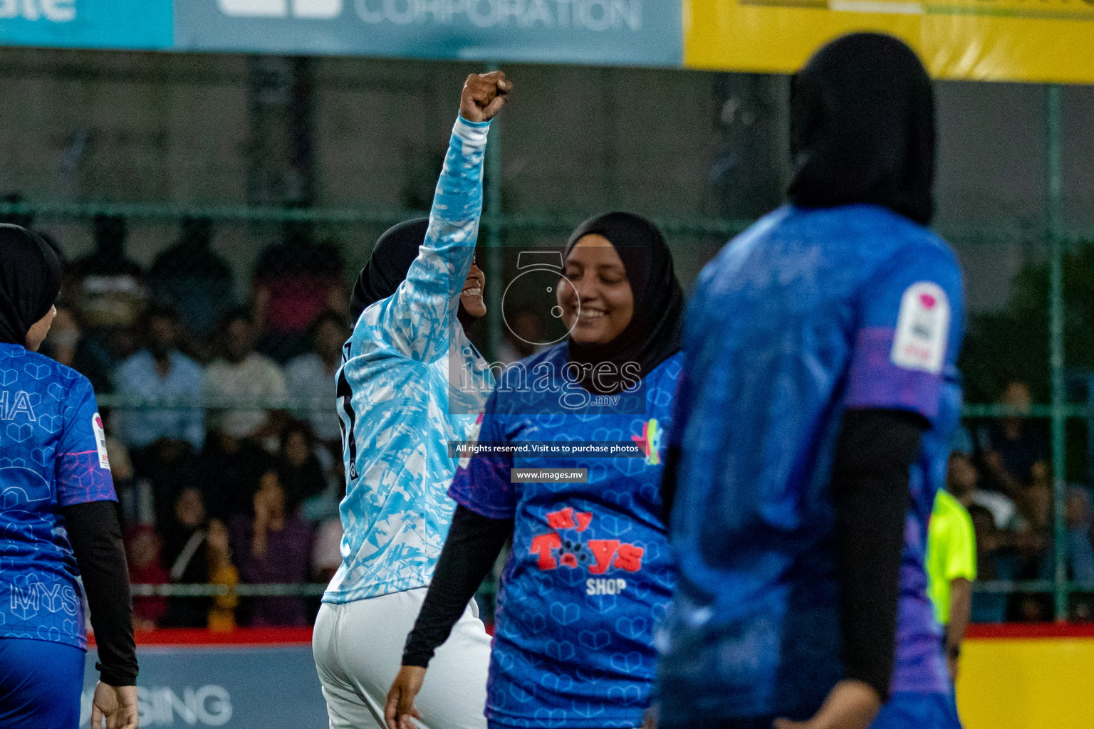 MPL vs Club MYS in Eighteen Thirty Women's Futsal Fiesta 2022 was held in Hulhumale', Maldives on Monday, 21st October 2022. Photos: Hassan Simah / images.mv