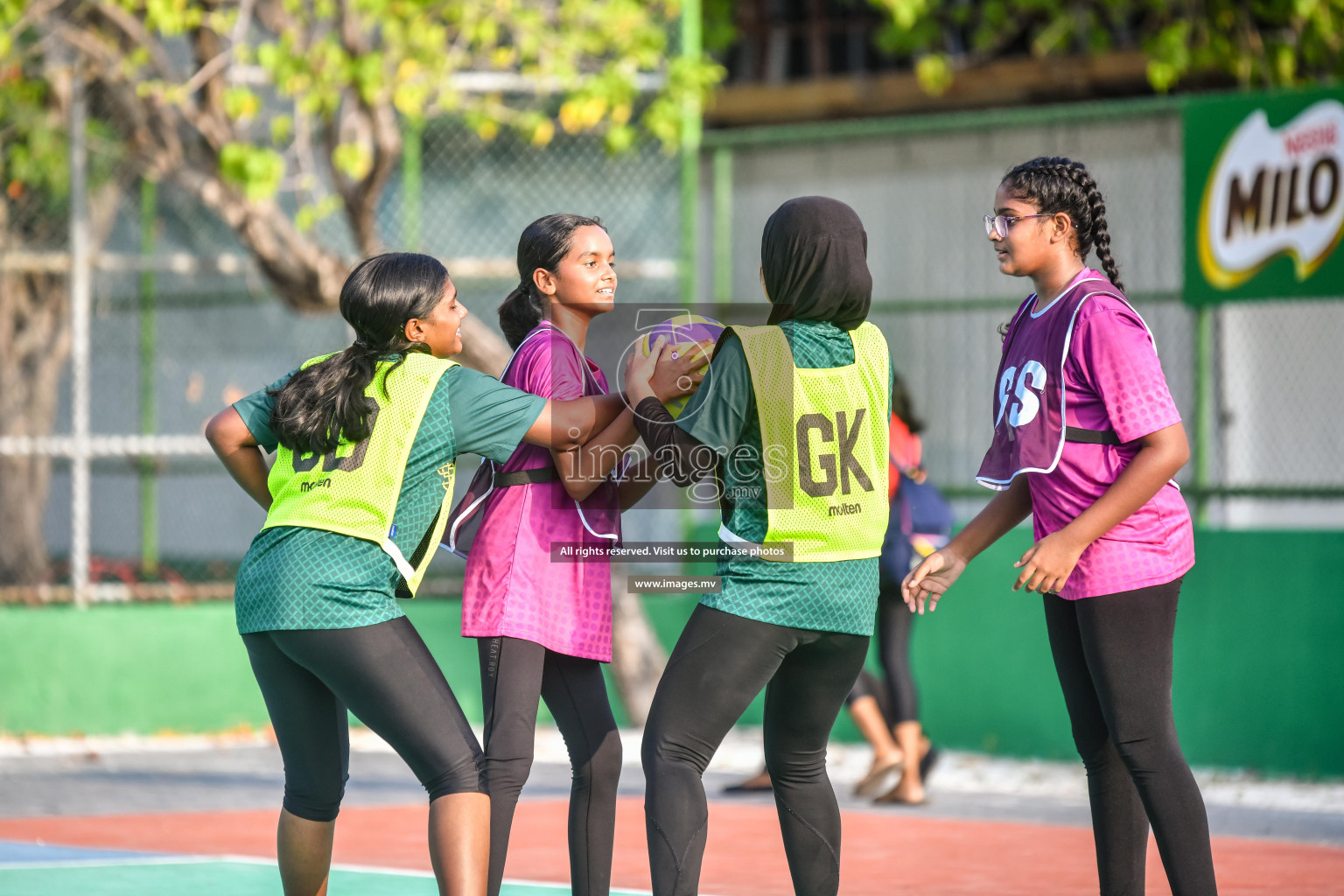 Day2  of Junior Netball Championship 2022 on 5 March 2022 held in Male', Maldives. Photos by Nausham Waheed.