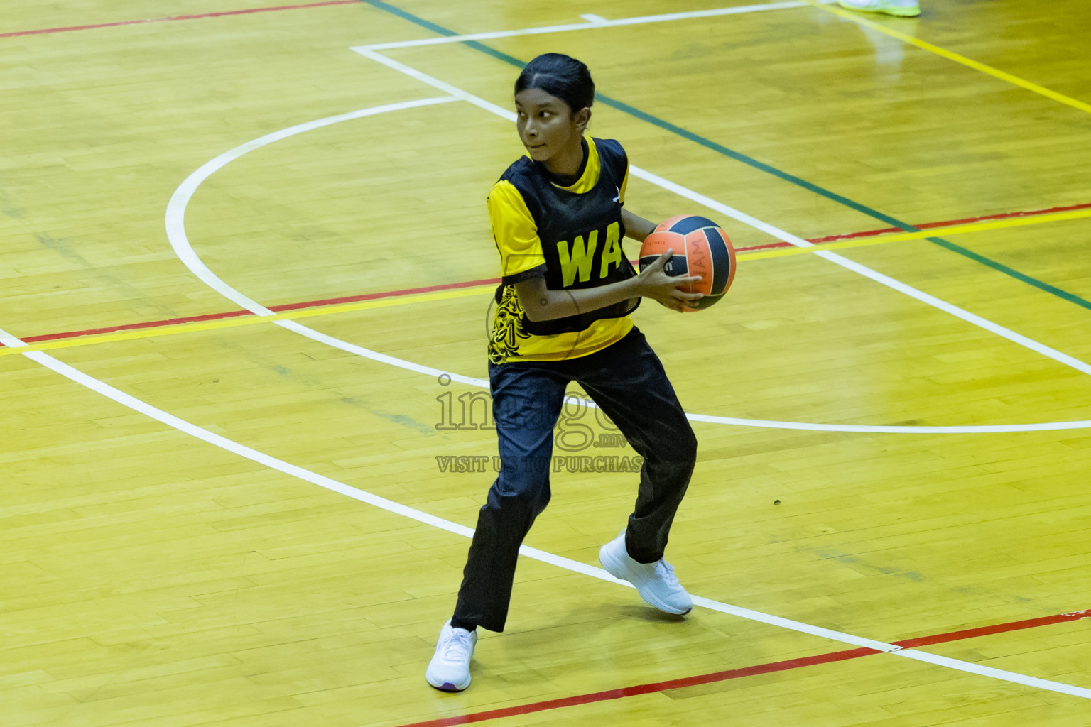 Day 12 of 25th Inter-School Netball Tournament was held in Social Center at Male', Maldives on Thursday, 22nd August 2024.