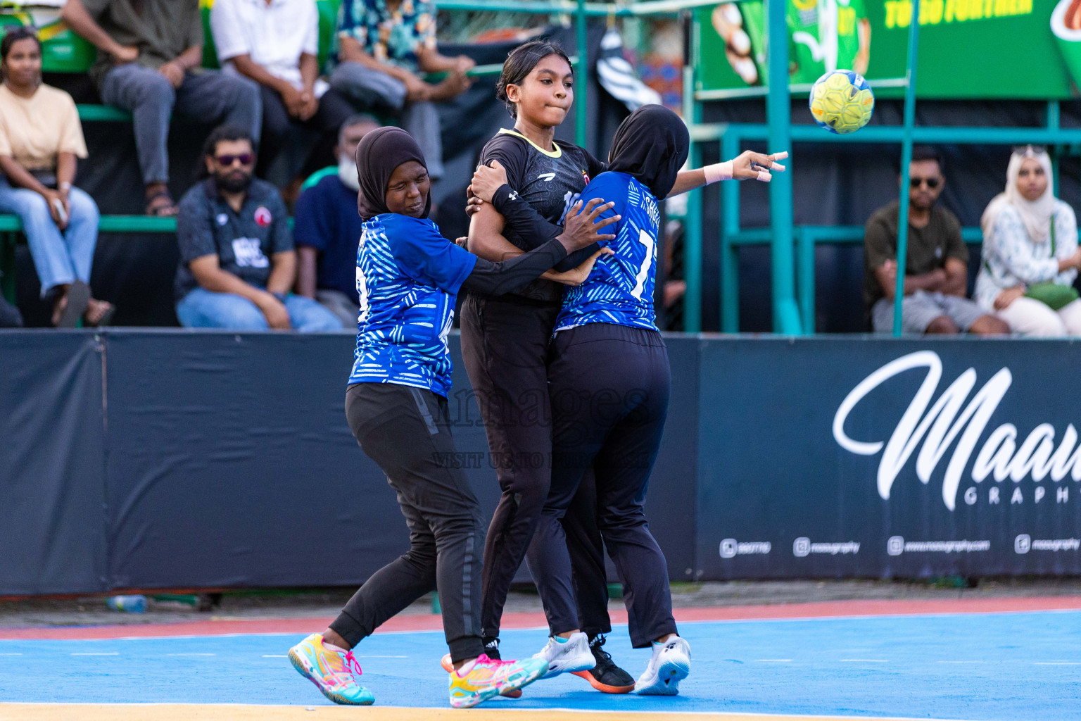 Day 7 of 10th National Handball Tournament 2023, held in Handball ground, Male', Maldives on Sunday, 4th December 2023 Photos: Nausham Waheed/ Images.mv