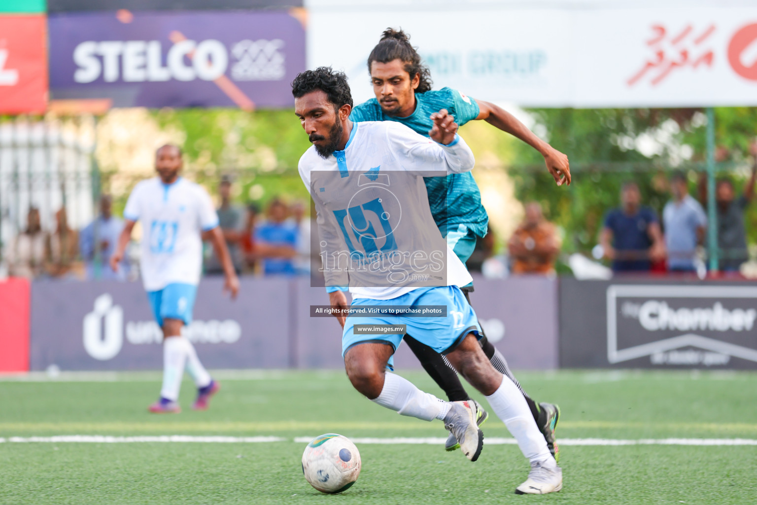 Club AVSEC vs Crossroads Maldives in Club Maldives Cup 2023 held in Hulhumale, Maldives, on Monday, 24th July 2023 Photos: Nausham Waheed/ images.mv