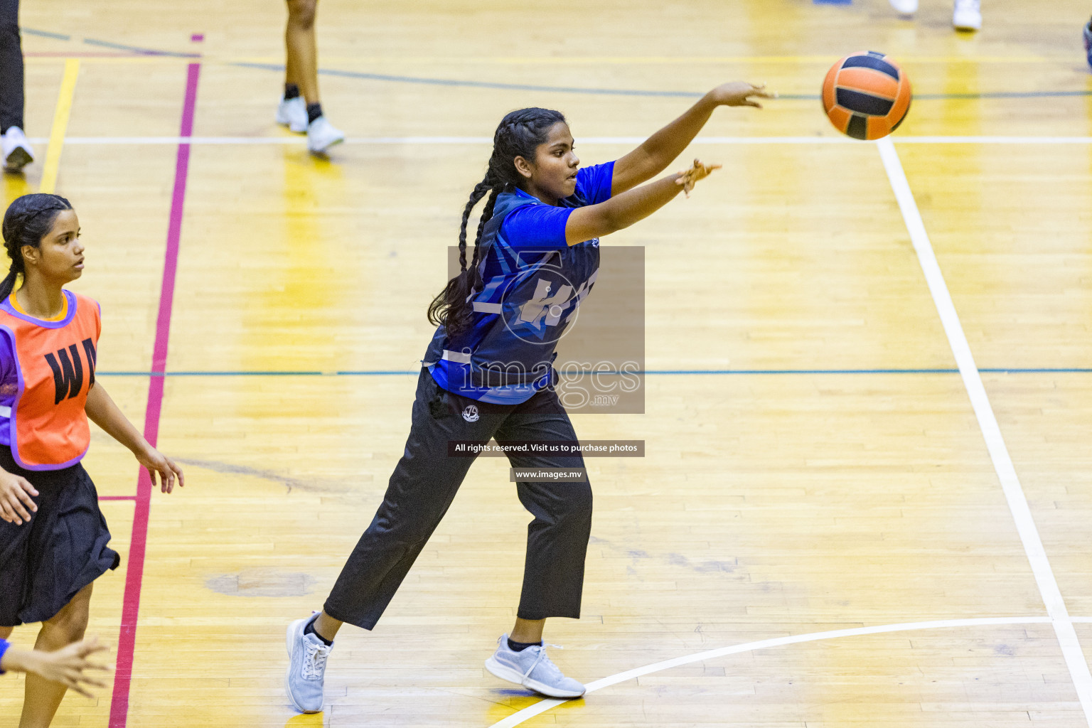 Day3 of 24th Interschool Netball Tournament 2023 was held in Social Center, Male', Maldives on 29th October 2023. Photos: Nausham Waheed, Mohamed Mahfooz Moosa / images.mv