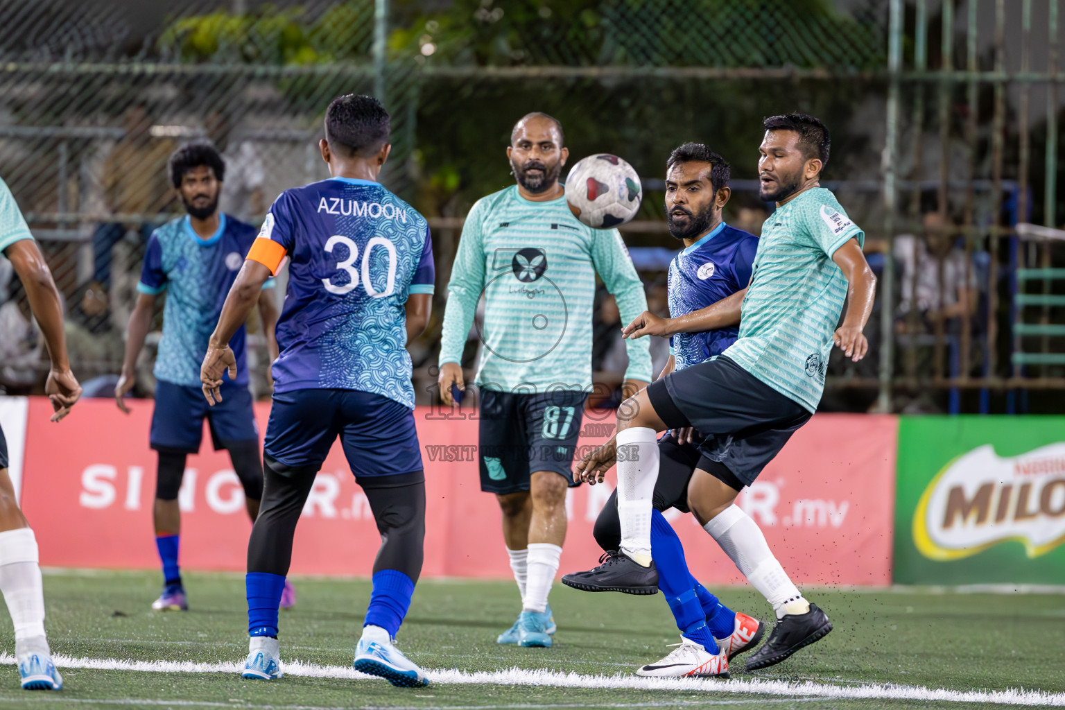 Dharumavantha vs Thauleemee Gulhun in Club Maldives Classic 2024 held in Rehendi Futsal Ground, Hulhumale', Maldives on Saturday, 14th September 2024. Photos: Ismail Thoriq / images.mv