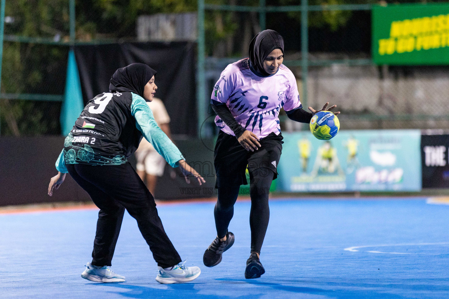 Day 7 of 10th National Handball Tournament 2023, held in Handball ground, Male', Maldives on Sunday, 4th December 2023 Photos: Nausham Waheed/ Images.mv