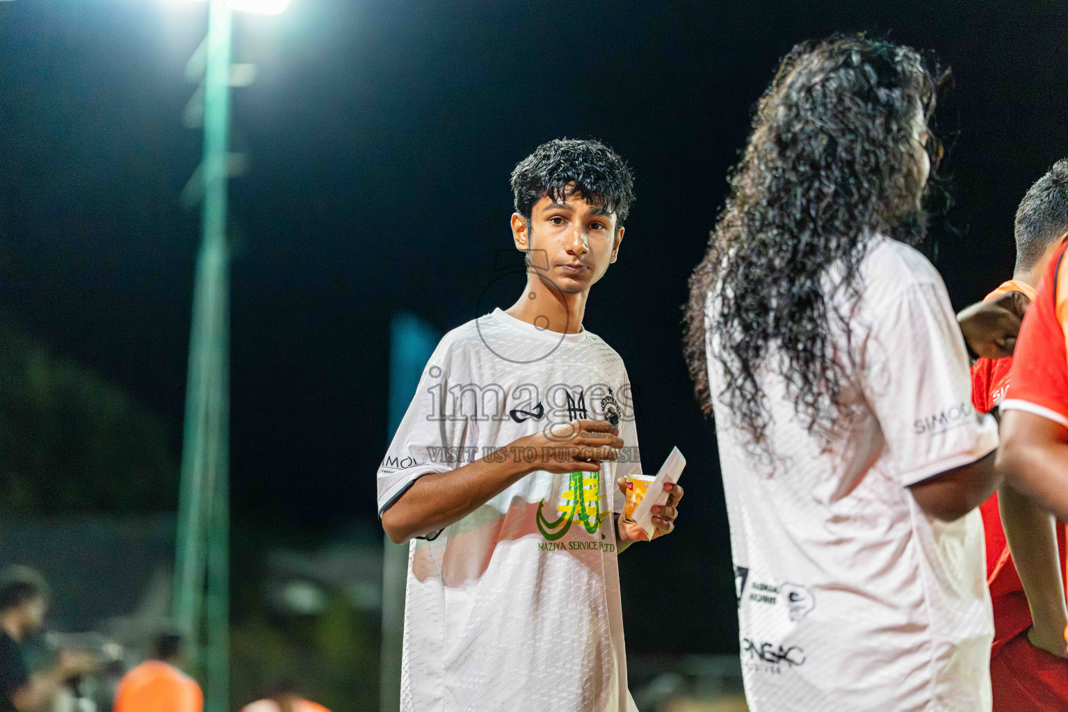 Kanmathi FC VS Maahinne United in Day 4 - Fonadhoo Youth Futsal Challenge 2025 held in Fonadhoo Futsal Stadium, L. Fonadhoo, Maldives on Wednesday, 29th October 2025 Photos: Arif Rasheed / images.mv