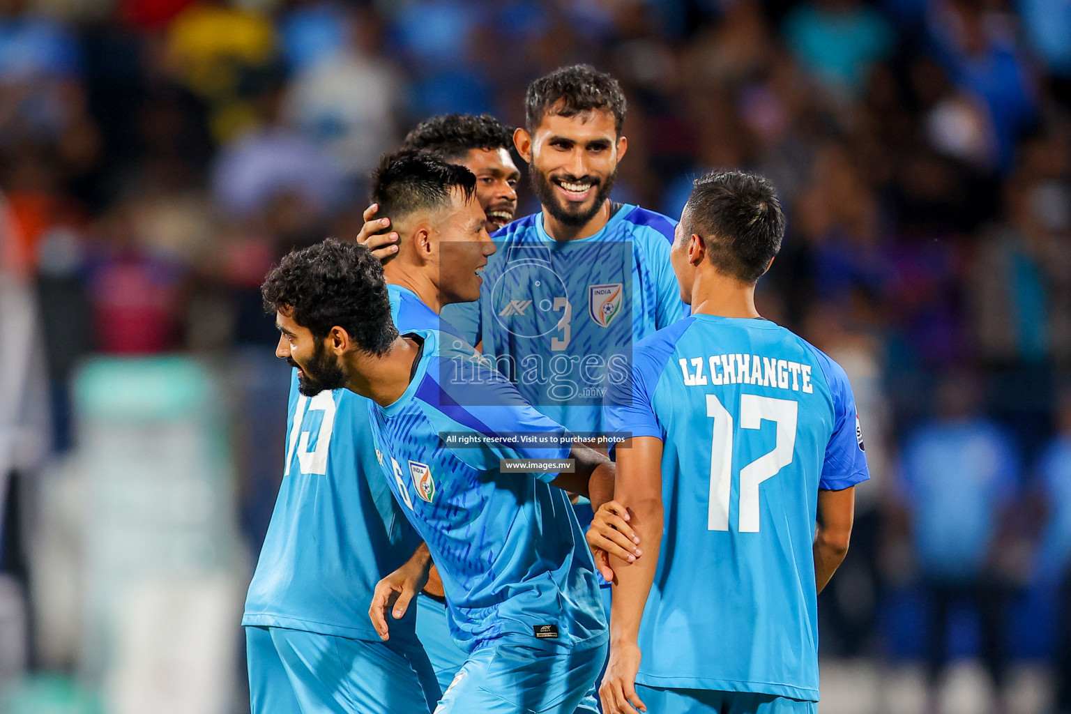 Lebanon vs India in the Semi-final of SAFF Championship 2023 held in Sree Kanteerava Stadium, Bengaluru, India, on Saturday, 1st July 2023. Photos: Nausham Waheed / images.mv