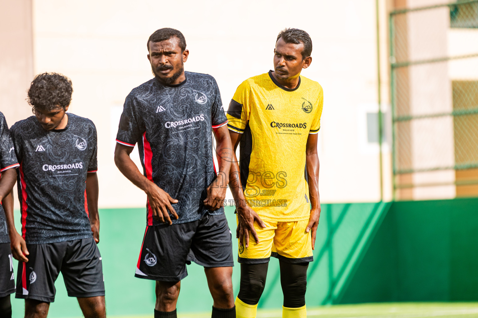 The Marina vs Anantara in Resort League 2025 (South Male Zone) was held on Sunday, 28th September 2025 in Crossroads's Maldives, Photos: Areef Adam / images.mv