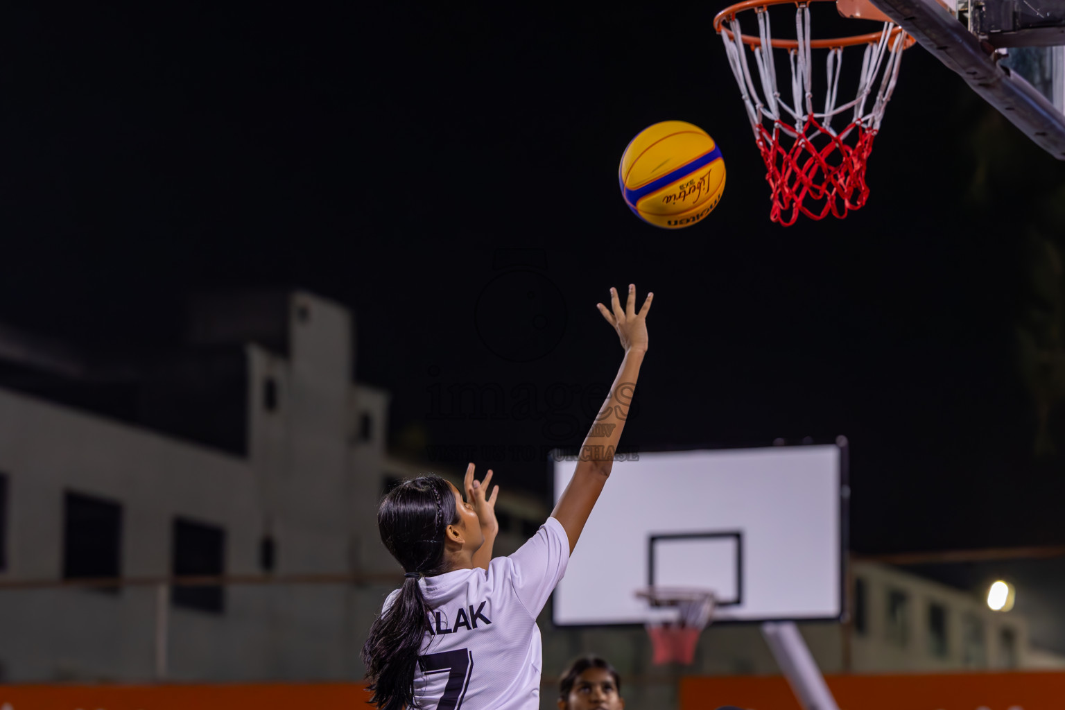 Day 1 of MILO Ramadan 3x3 Challenge 2024 was held in Ekuveni Outdoor Basketball Court at Male', Maldives on Tuesday, 12th March 2024. 
Photos: Ismail Thoriq / images.mv
