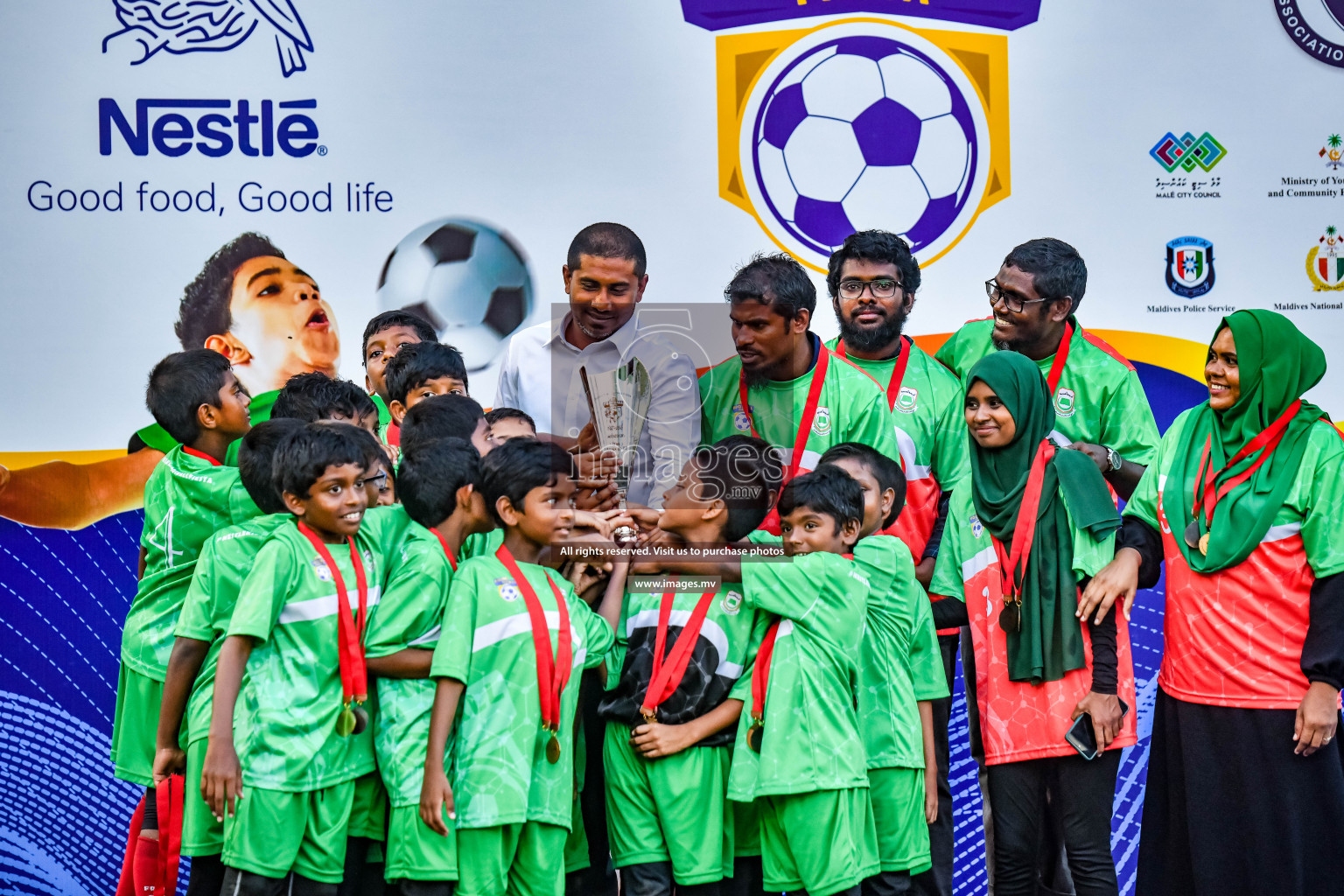 Day 4 of Milo Kids Football Fiesta 2022 was held in Male', Maldives on 22nd October 2022. Photos: Nausham Waheed / images.mv