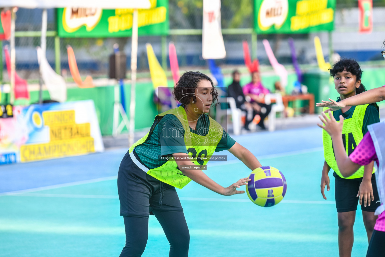 Day 8 of Junior Netball Championship 2022 on 11th March 2022 held in Male', Maldives. Photos by Nausham Waheed