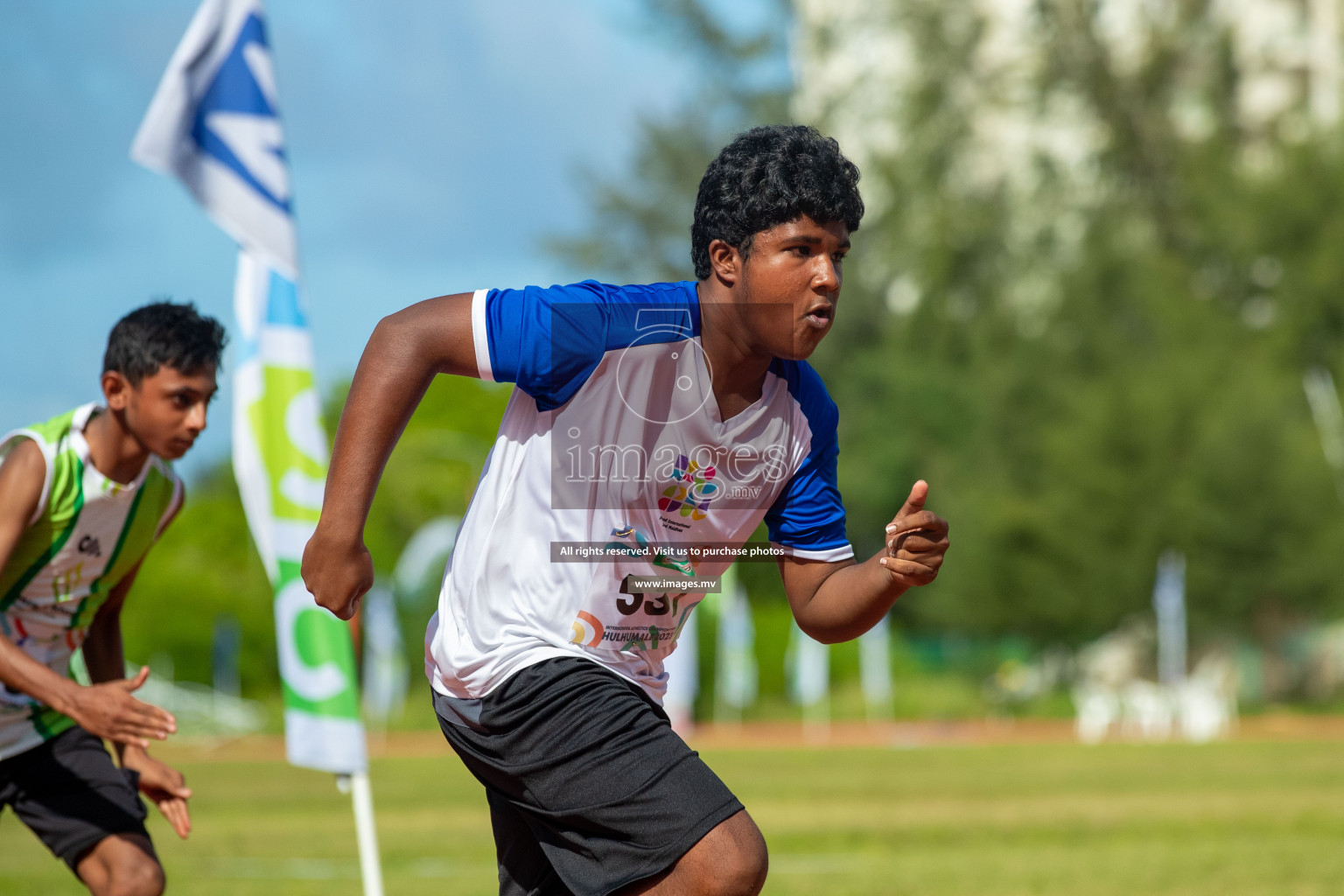 Day three of Inter School Athletics Championship 2023 was held at Hulhumale' Running Track at Hulhumale', Maldives on Tuesday, 16th May 2023. Photos: Nausham Waheed / images.mv