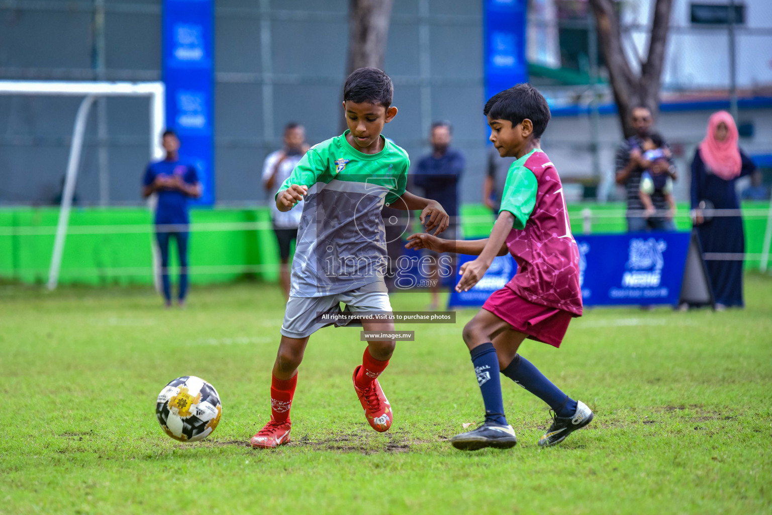 Day 1 of Milo Kids Football Fiesta 2022 was held in Male', Maldives on 19th October 2022. Photos: Nausham Waheed/ images.mv