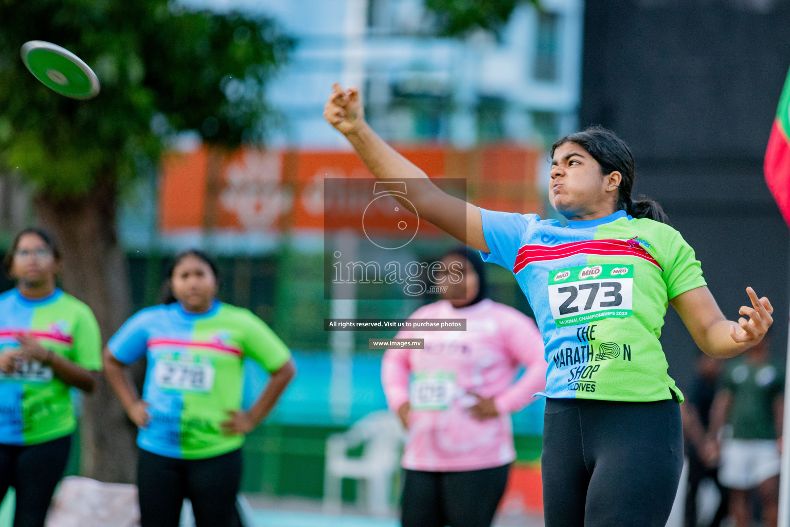 Day 2 of National Athletics Championship 2023 was held in Ekuveni Track at Male', Maldives on Friday, 24th November 2023. Photos: Hassan Simah / images.mv