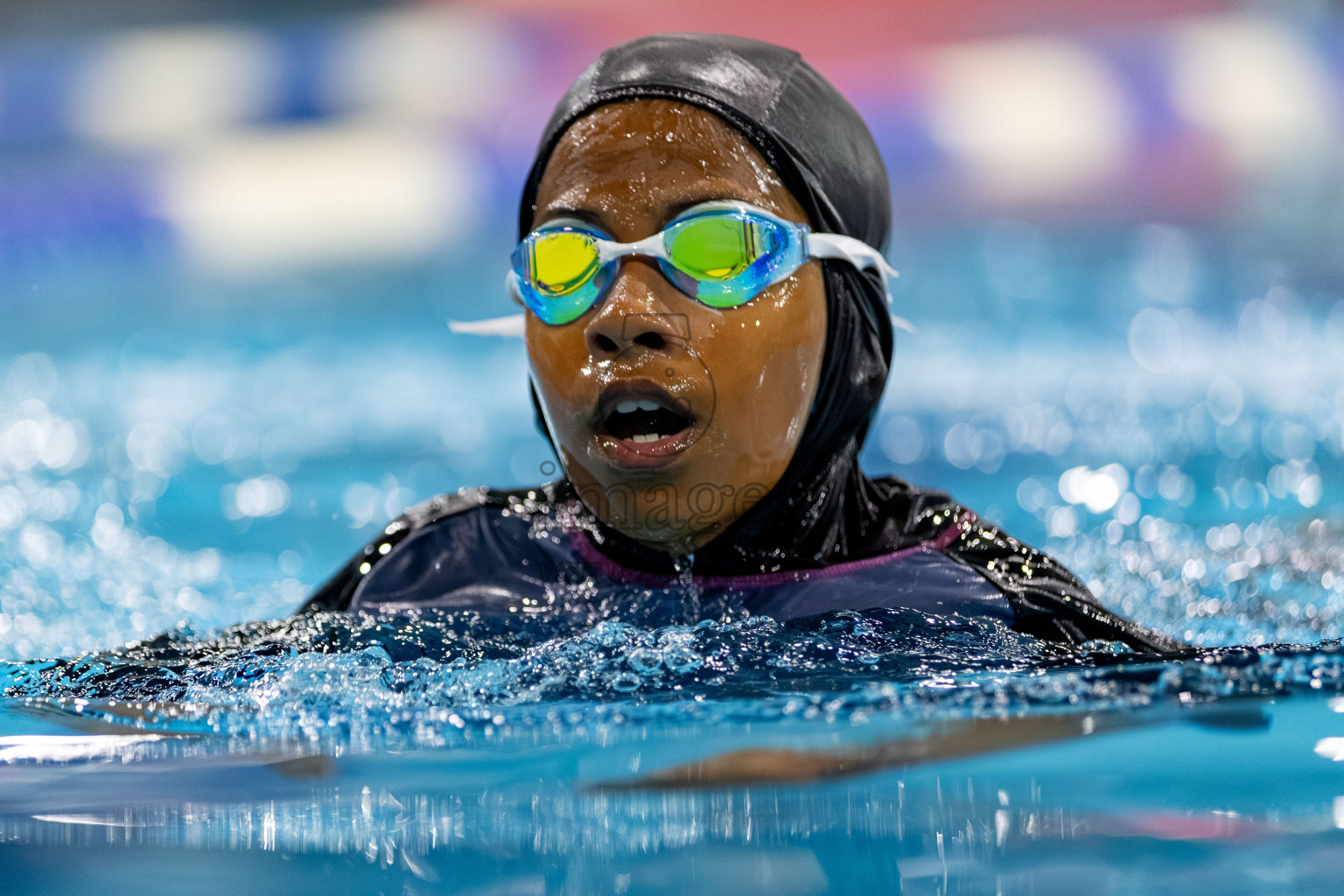 Day 4 of BML 6th National Kids Swimming Kids Festival 2025 held in Hulhumale', Maldives on Thursday, 6th November 2024. Photos: Hassan Simah / images.mv