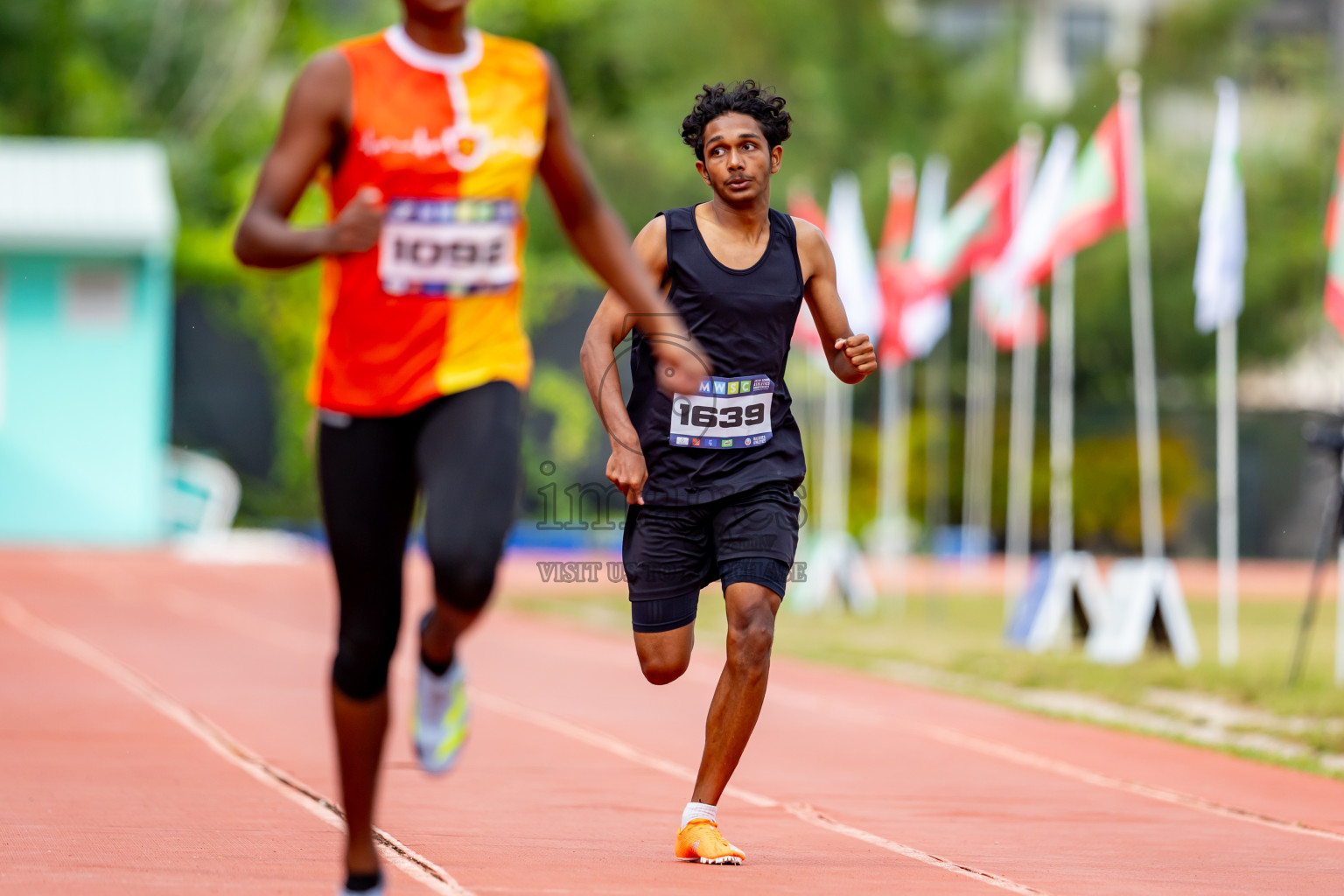 Day 6 of MWSC Interschool Athletics Championships 2024 held in Hulhumale Running Track, Hulhumale, Maldives on Thursday, 14th November 2024. Photos by: Nausham Waheed / Images.mv