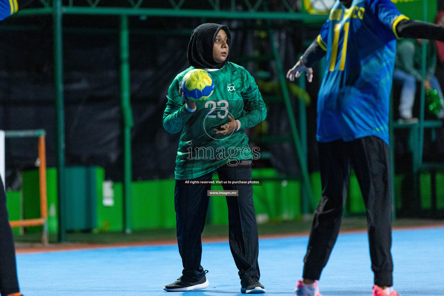 Day 1 of 7th Inter-Office/Company Handball Tournament 2023, held in Handball ground, Male', Maldives on Friday, 16th September 2023 Photos: Nausham Waheed/ Images.mv