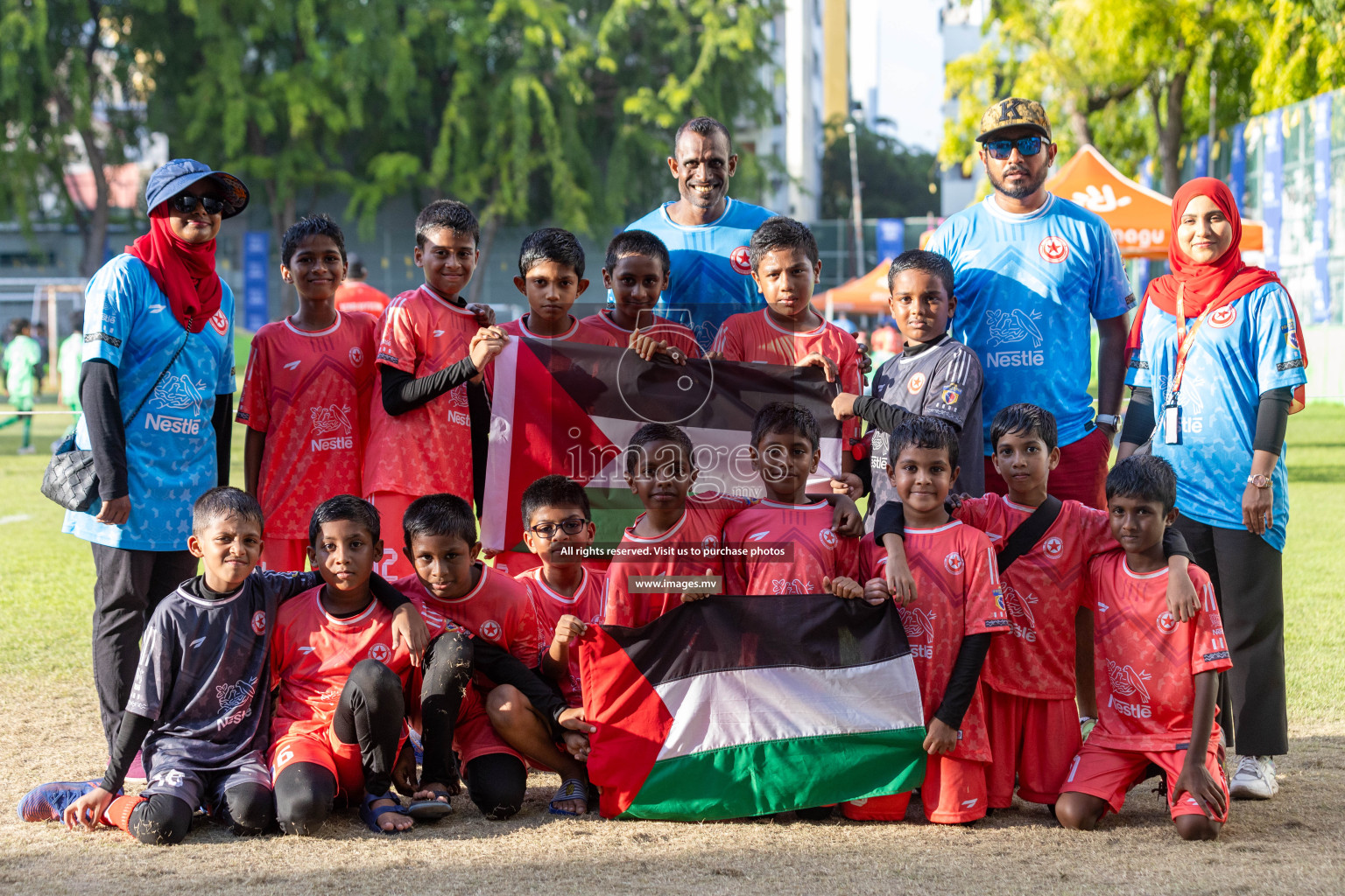 Day 3 of Nestle Kids Football Fiesta, held in Henveyru Football Stadium, Male', Maldives on Friday, 13th October 2023 Photos: Nausham Waheed/ images.mv