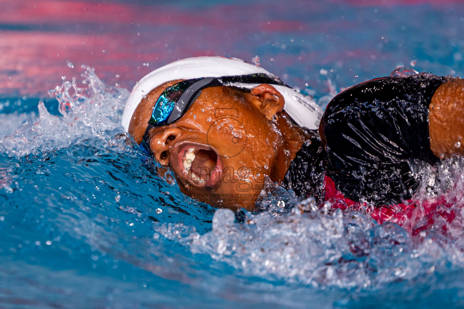 Day 1 of National Swimming Championship 2024 held in Hulhumale', Maldives on Friday, 13th December 2024. Photos: Nausham Waheed / images.mv