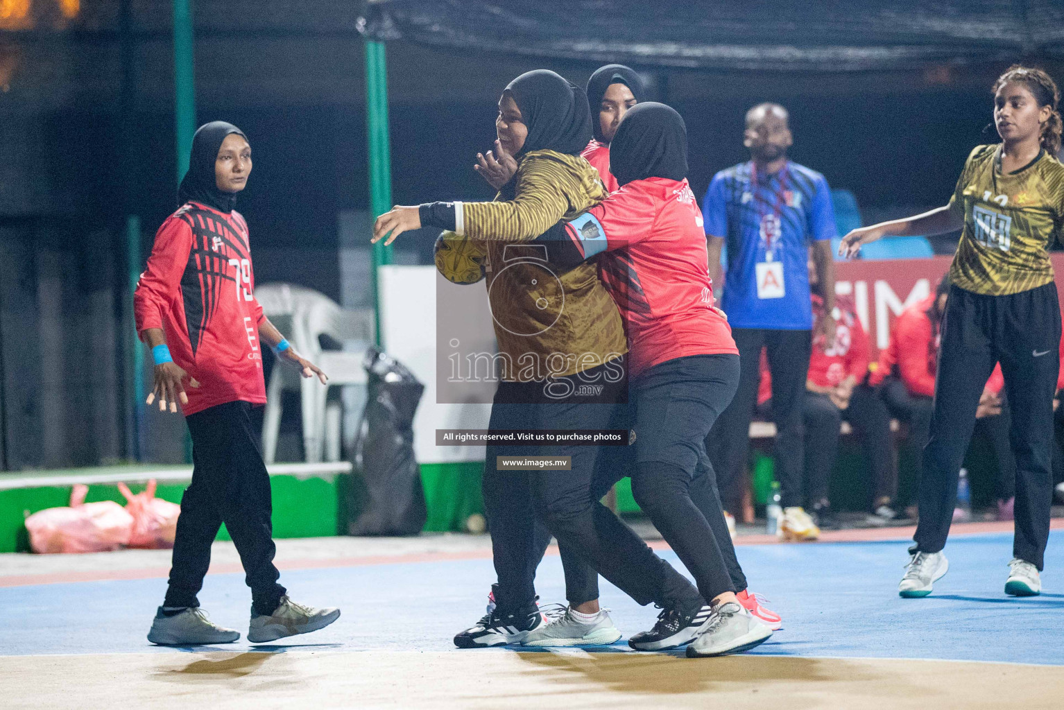 Day 6 of 6th MILO Handball Maldives Championship 2023, held in Handball ground, Male', Maldives on Thursday, 25th May 2023 Photos: Shuu Abdul Sattar/ Images.mv