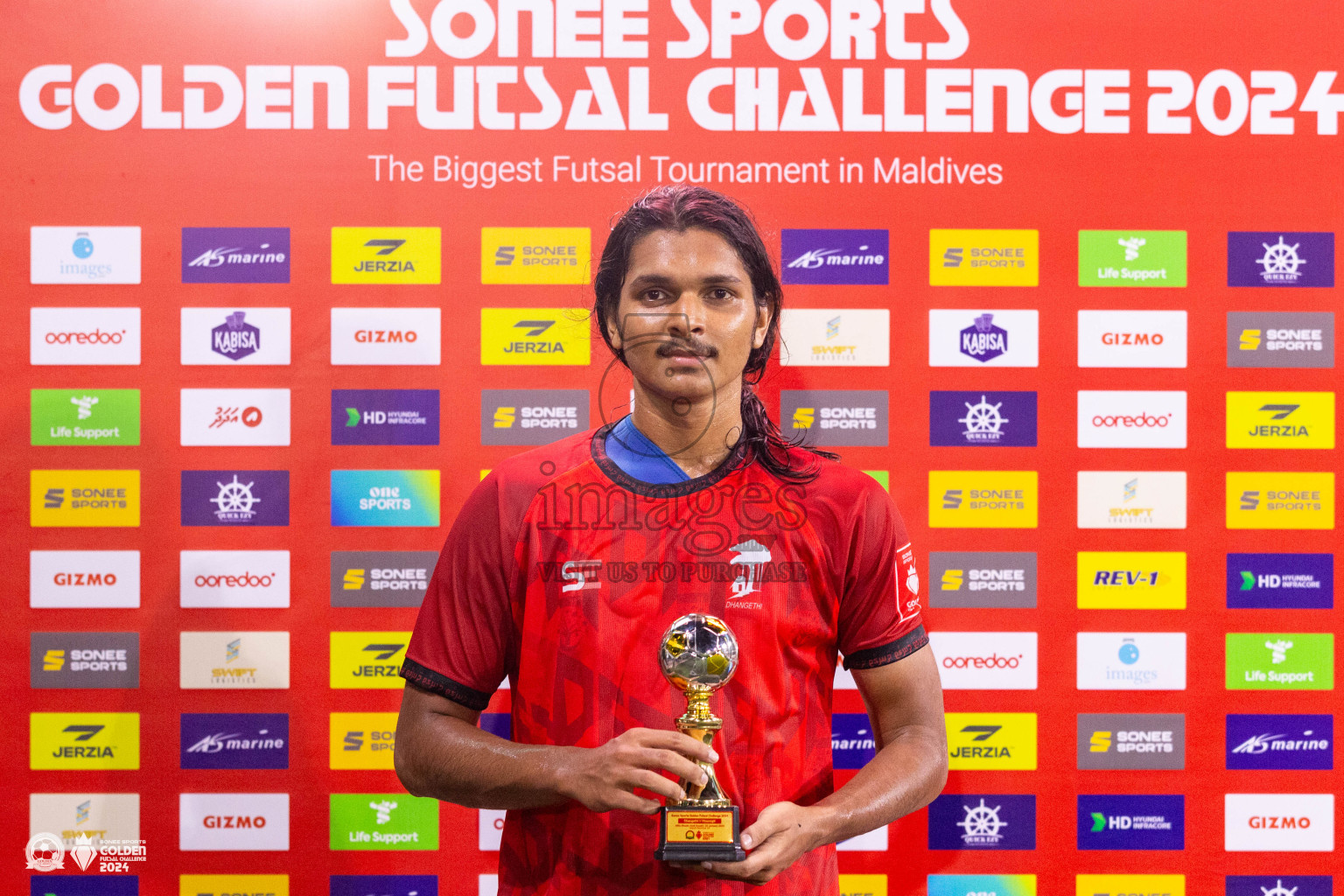 ADh Dhangethi vs ADh Maamigili in Day 7 of Golden Futsal Challenge 2024 was held on Saturday, 20th January 2024, in Hulhumale', Maldives Photos: Ismail Thoriq / images.mv