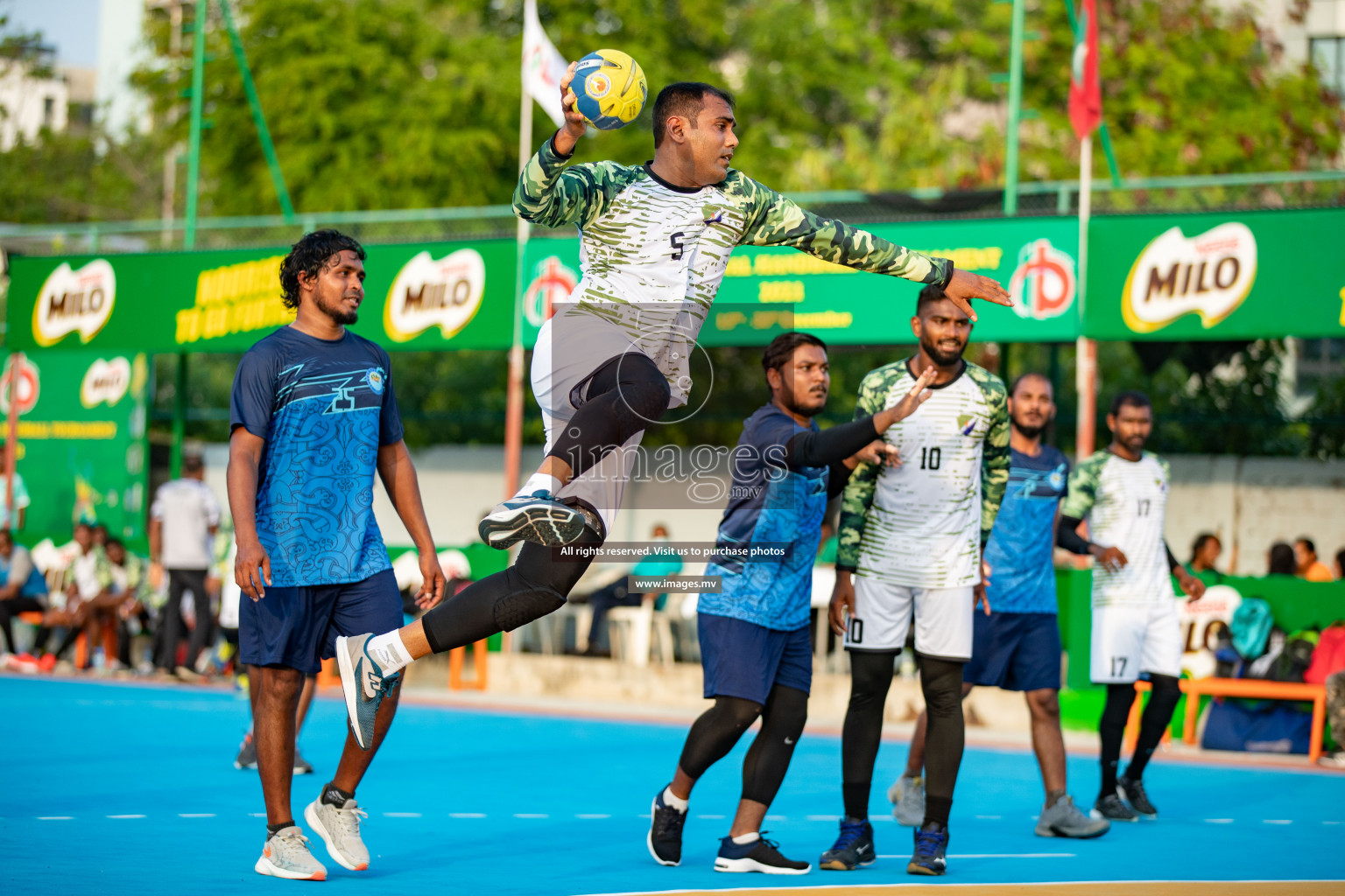 Milo 8th National Handball Tournament Day 4, 18th December 2021, at Handball Ground, Male', Maldives. Photos by Hassan Simah