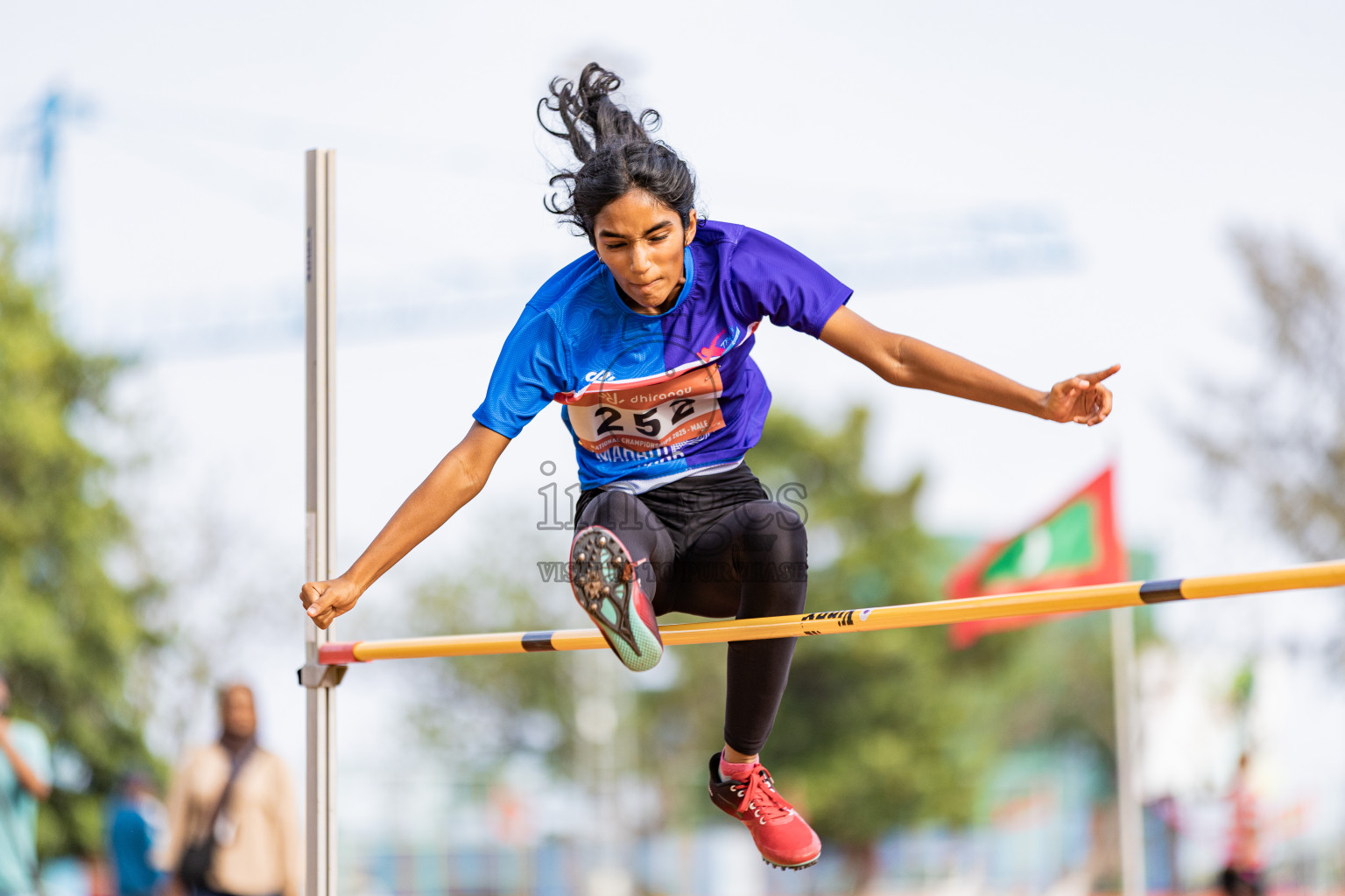 Day 1 of National Athletics Championship 2025 was held at Ekuveni Running Ground in Male', Maldives on Thursday, 14th August 2025. Photos: Areef Adam / images.mv