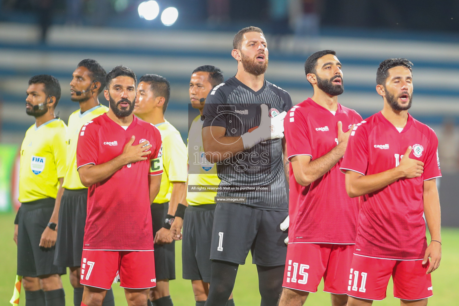 Lebanon vs India in the Semi-final of SAFF Championship 2023 held in Sree Kanteerava Stadium, Bengaluru, India, on Saturday, 1st July 2023. Photos: Hassan Simah / images.mv