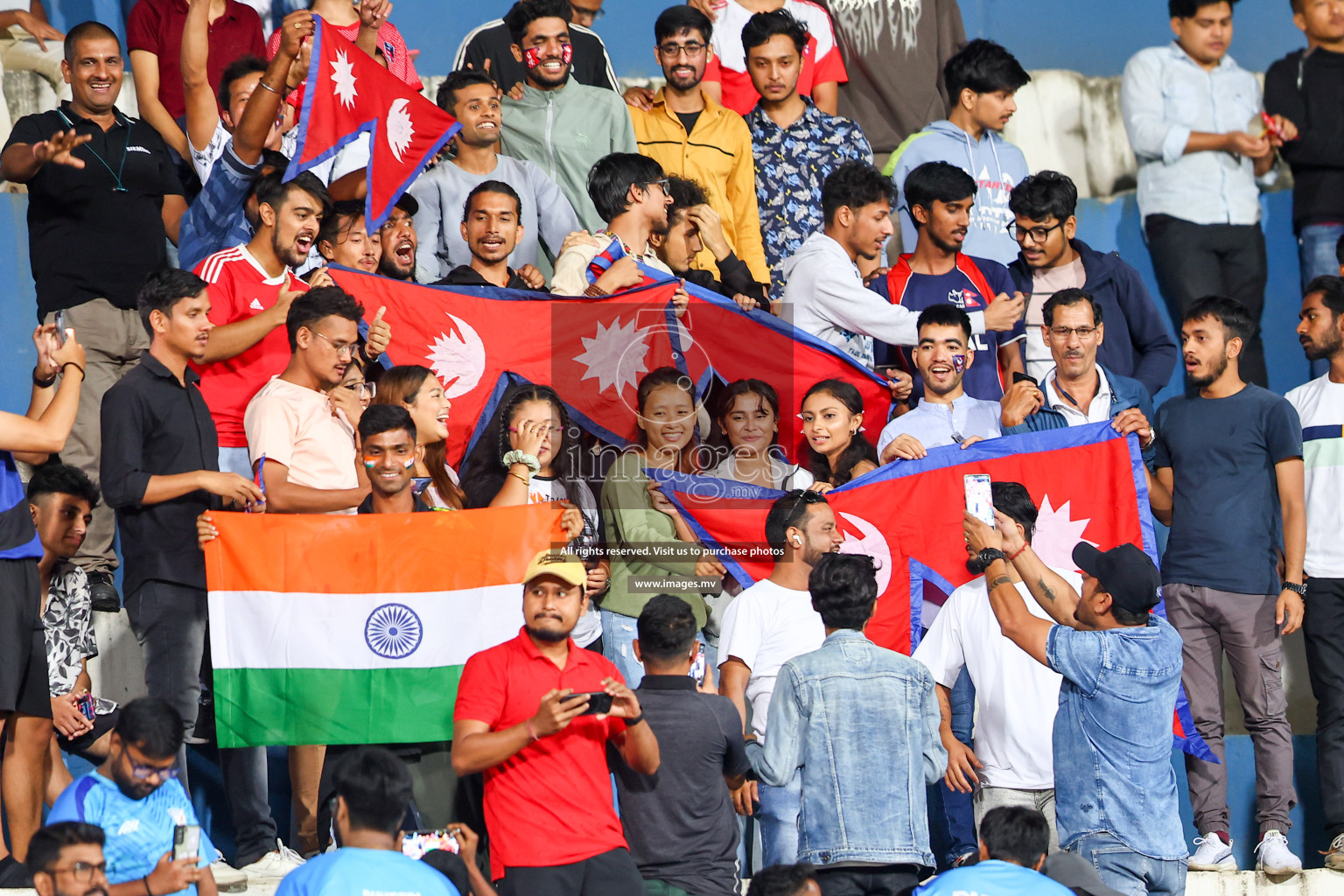 Nepal vs India in SAFF Championship 2023 held in Sree Kanteerava Stadium, Bengaluru, India, on Saturday, 24th June 2023. Photos: Nausham Waheed, Hassan Simah / images.mv