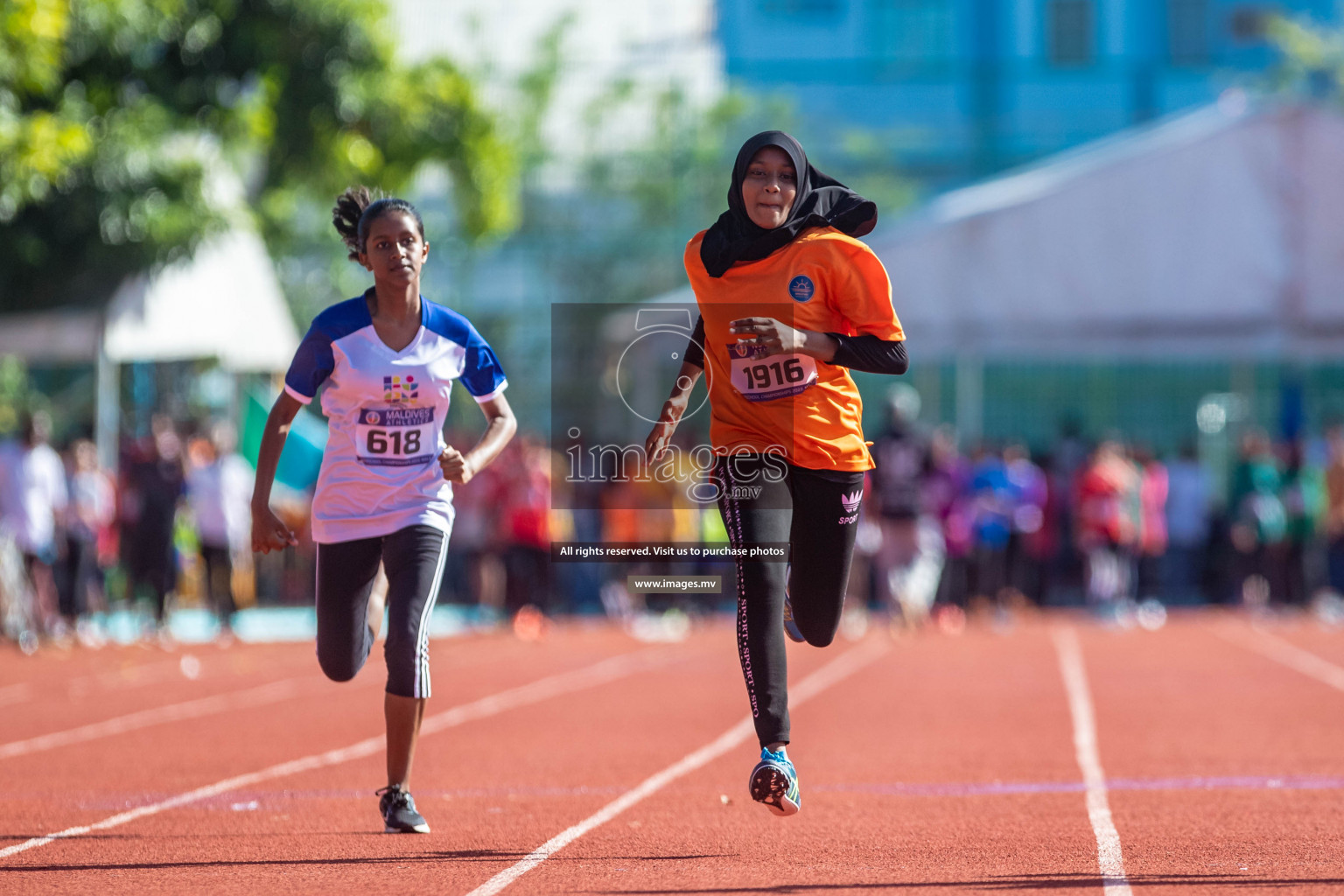 Day 1 of Inter-School Athletics Championship held in Male', Maldives on 22nd May 2022. Photos by: Maanish / images.mv