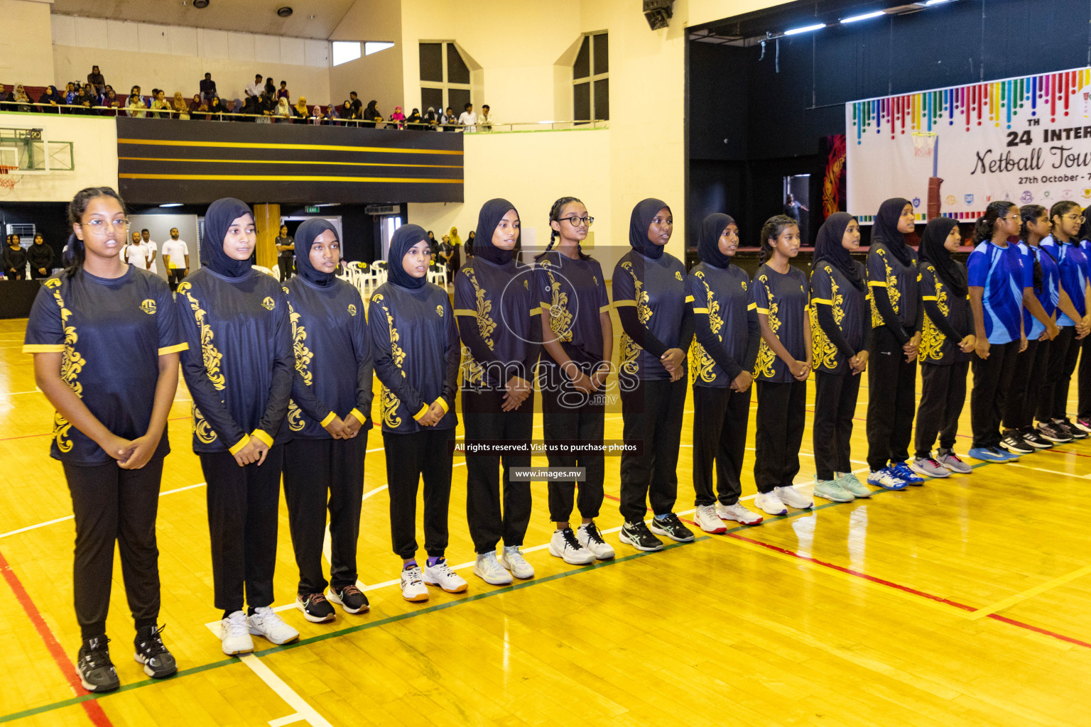 24th Interschool Netball Tournament 2023 was held in Social Center, Male', Maldives on 27th October 2023. Photos: Nausham Waheed / images.mv