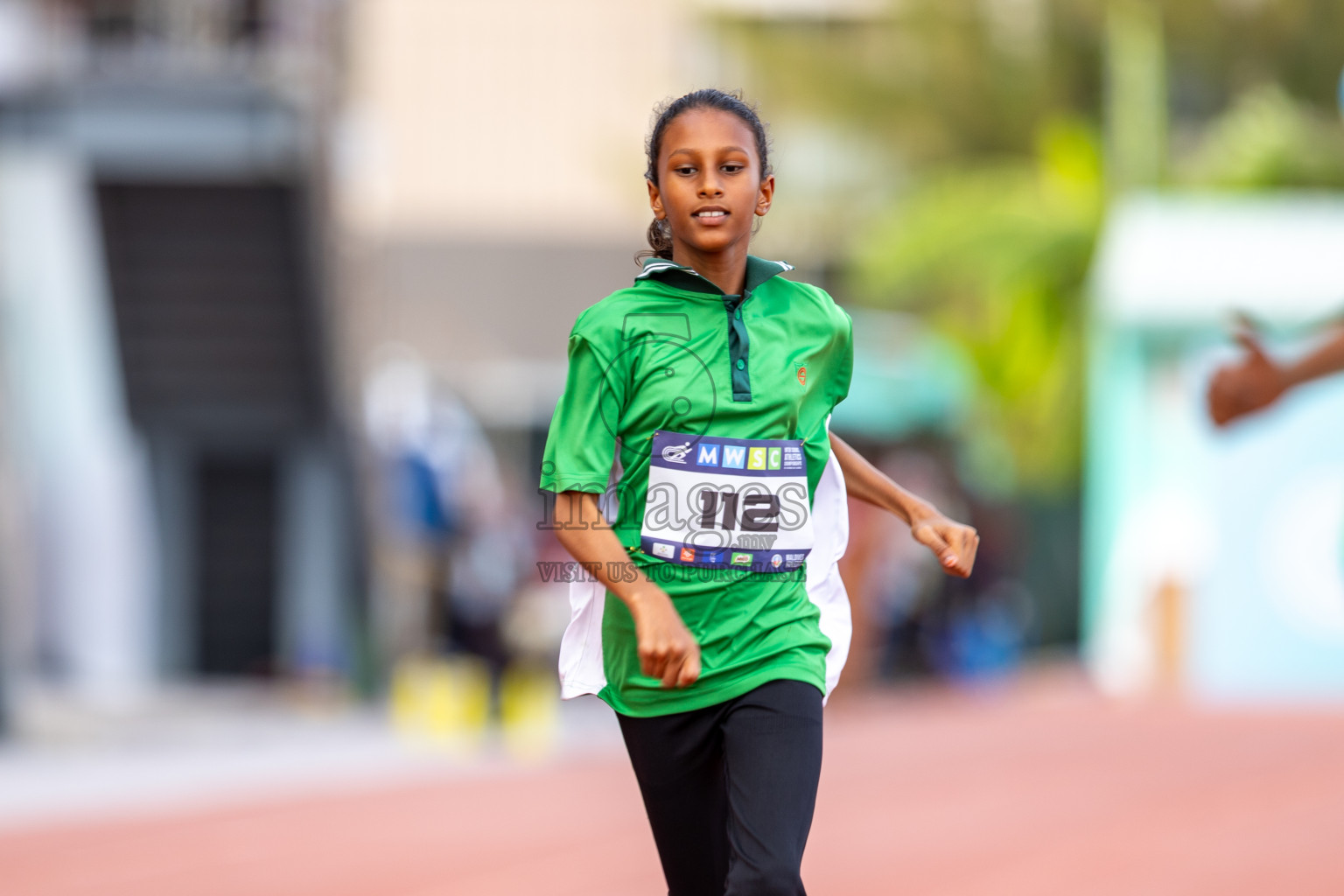 Day 2 of MWSC Interschool Athletics Championships 2024 held in Hulhumale Running Track, Hulhumale, Maldives on Sunday, 10th November 2024. Photos by: Ismail Thoriq / Images.mv