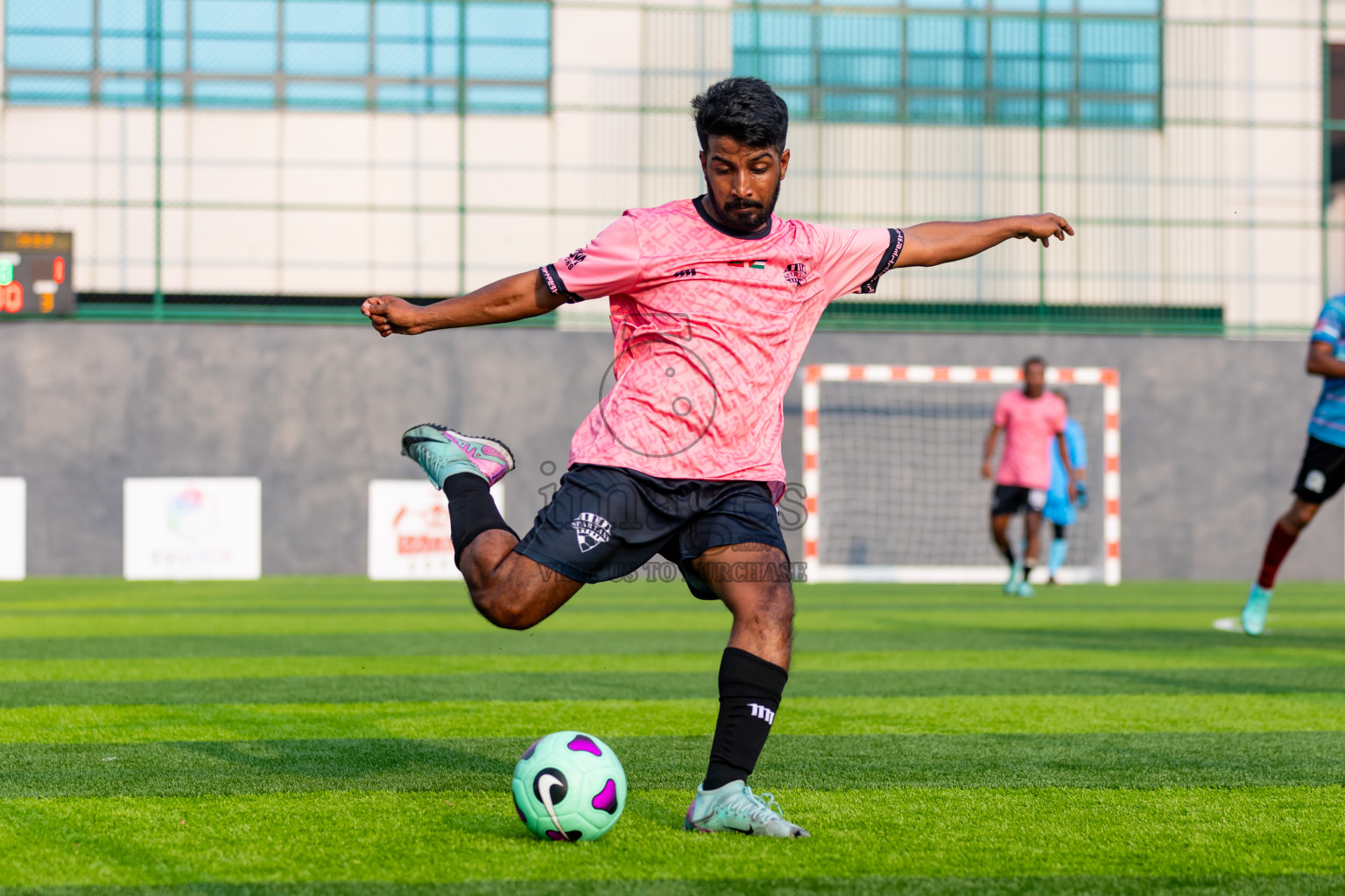 Spartans vs BG New Generation in Day 1 of BG Futsal Challenge 2024 was held on Thursday, 12th March 2024, in Male', Maldives Photos: Nausham Waheed / images.mv