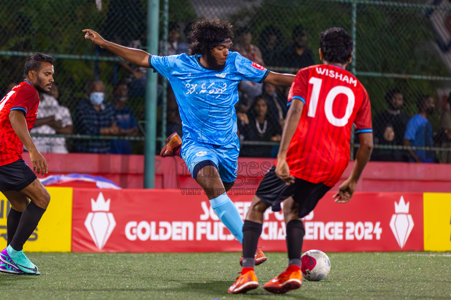 GA Villingili vs GA Kolamaafushi in Day 10 of Golden Futsal Challenge 2024 was held on Tuesday, 23rd January 2024, in Hulhumale', Maldives
Photos: Ismail Thoriq / images.mv