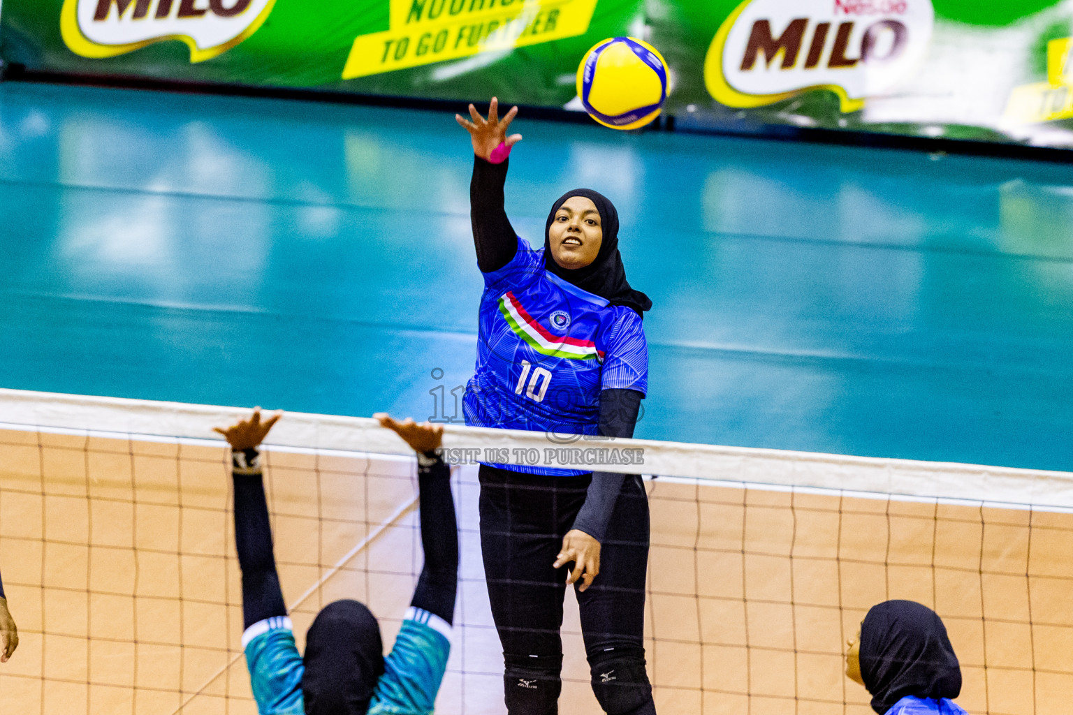 Final of Women's Division of Milo VAM Cup 2024 held in Male', Maldives on Saturday, 13th July 2024 at Social Center Indoor Hall Photos By: Nausham Waheed / images.mv