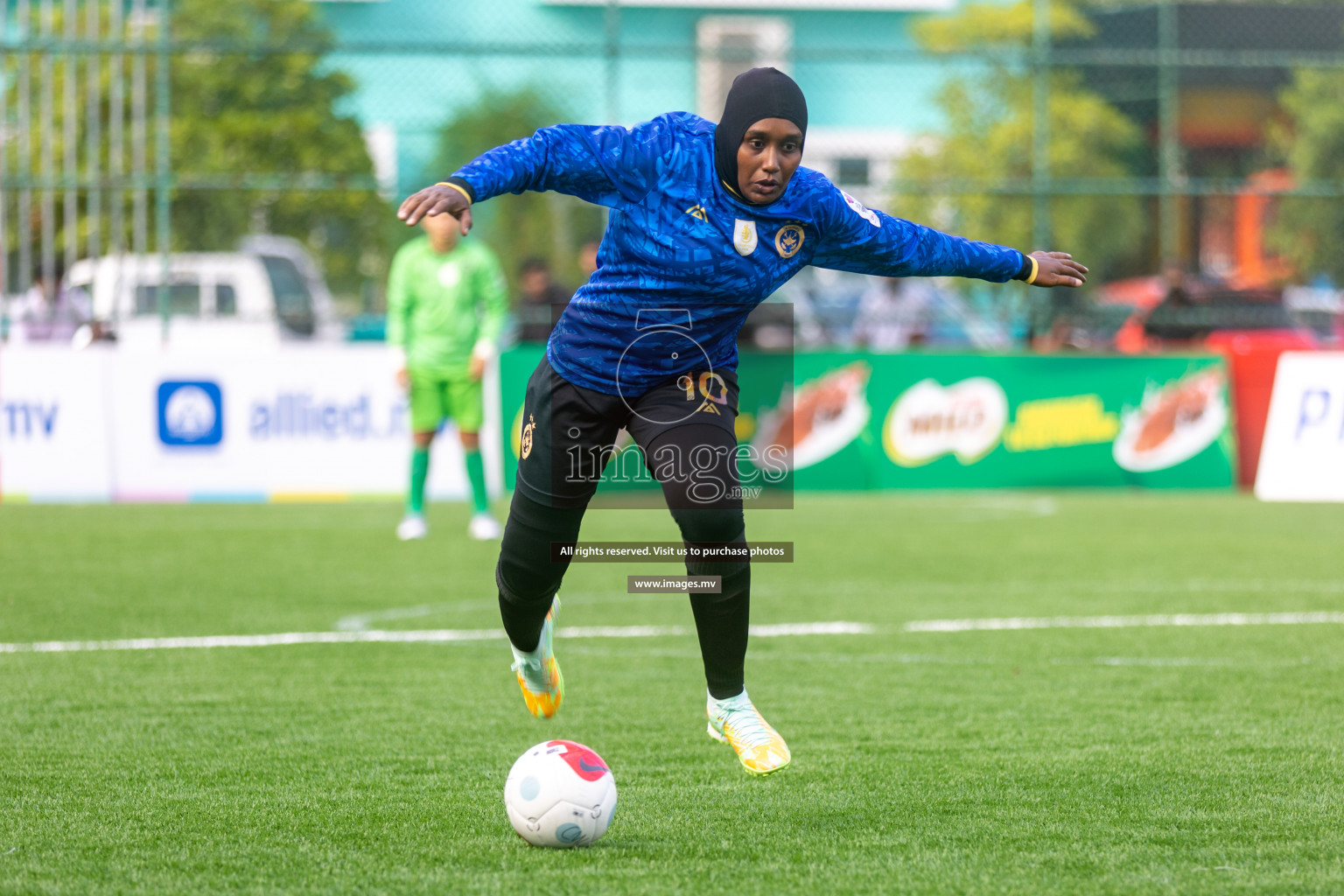 MPL vs Team Fenaka in Eighteen Thirty Women's Futsal Fiesta 2022 was held in Hulhumale', Maldives on Wednesday, 12th October 2022. Photos: Ismail Thoriq / images.mv