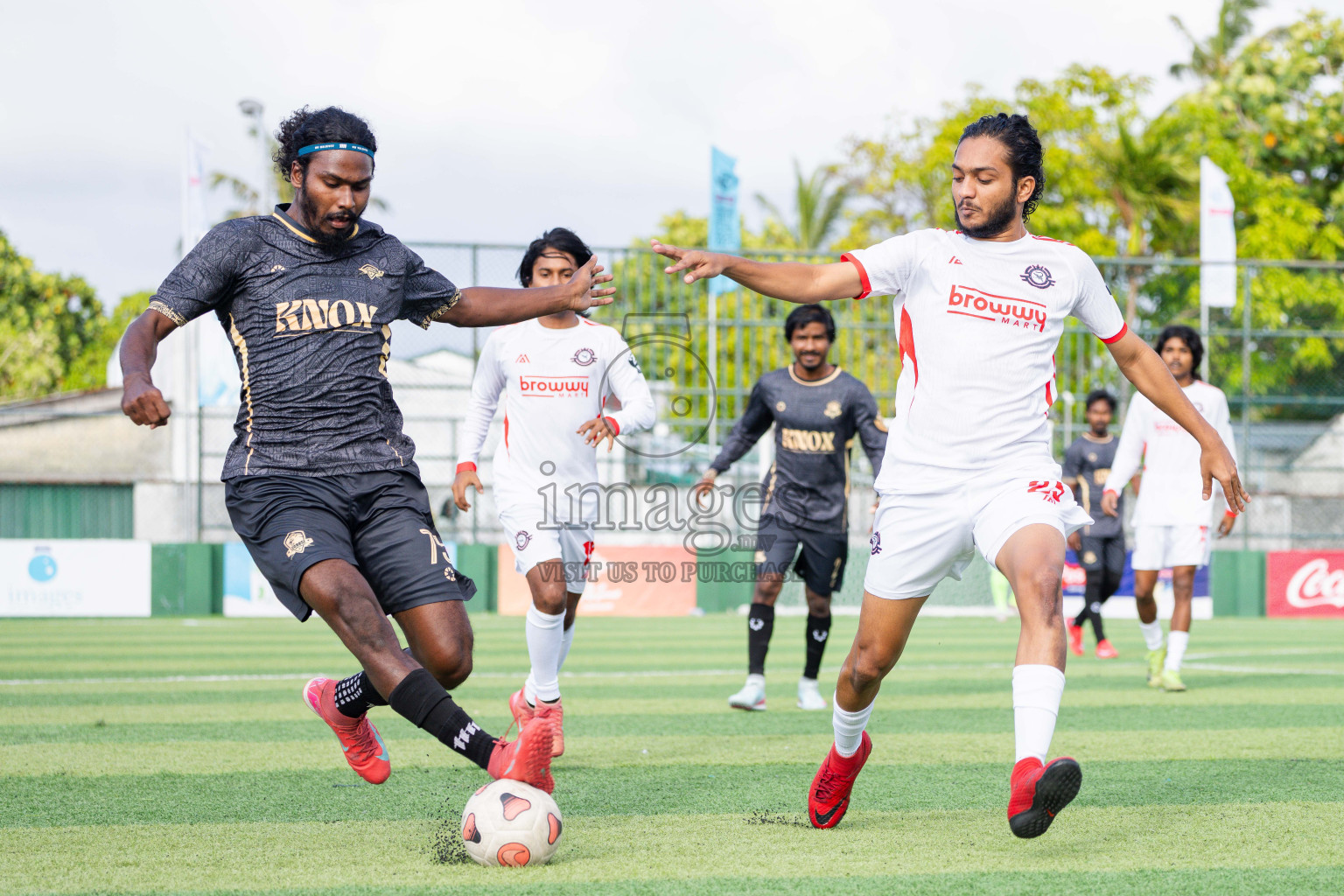 Outreef SC VS Lecrose SC in Day 3 - Fonadhoo Youth Futsal Challenge 2025 held in Fonadhoo Futsal Stadium, L. Fonadhoo, Maldives on Tuesday, 28th October 2025 Photos: Arif Rasheed / images.mv