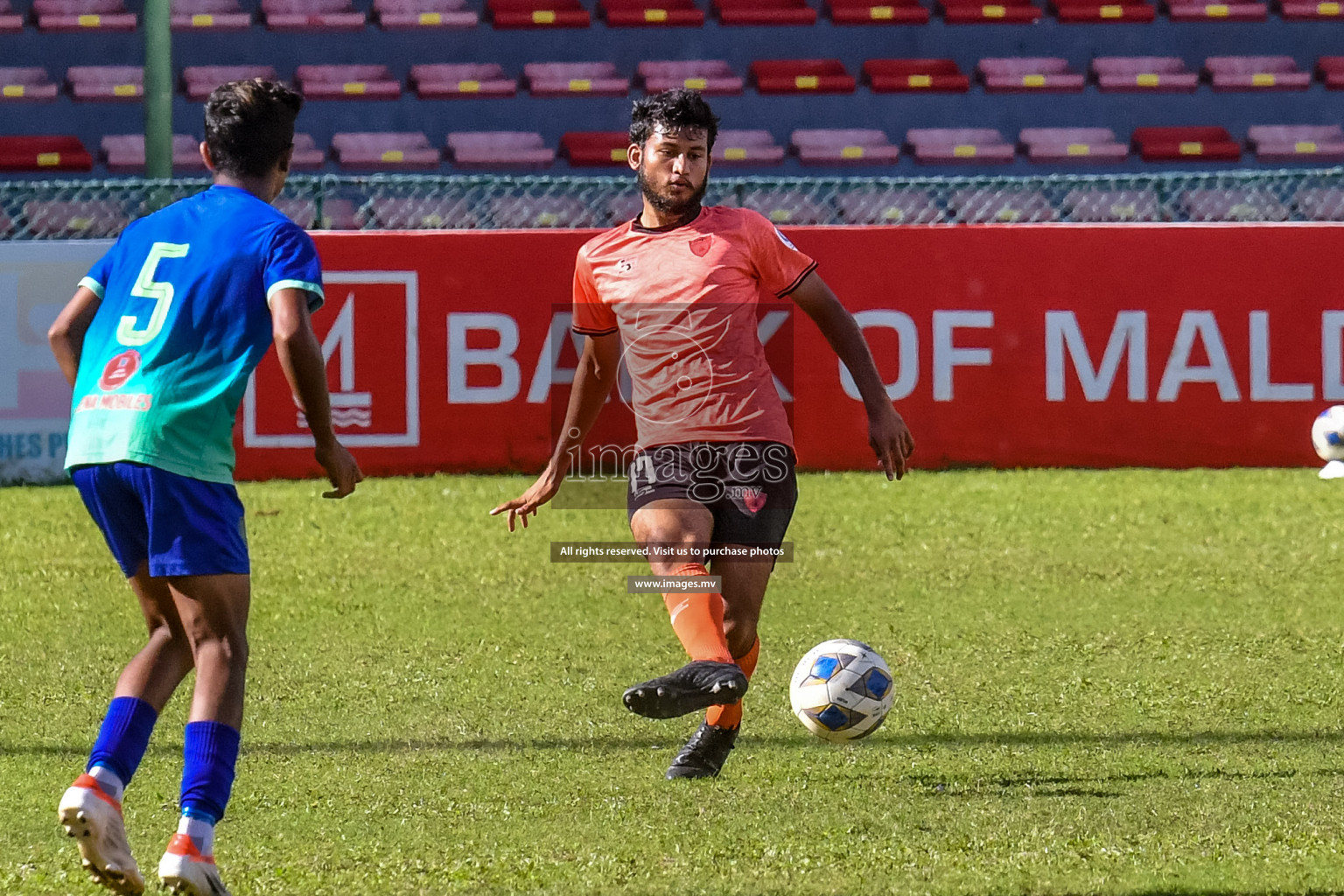 Club Eagles vs Super United sports in the FA Cup 2022 on 15th Aug 2022, held in National Football Stadium, Male', Maldives Photos: Nausham Waheed / Images.mv