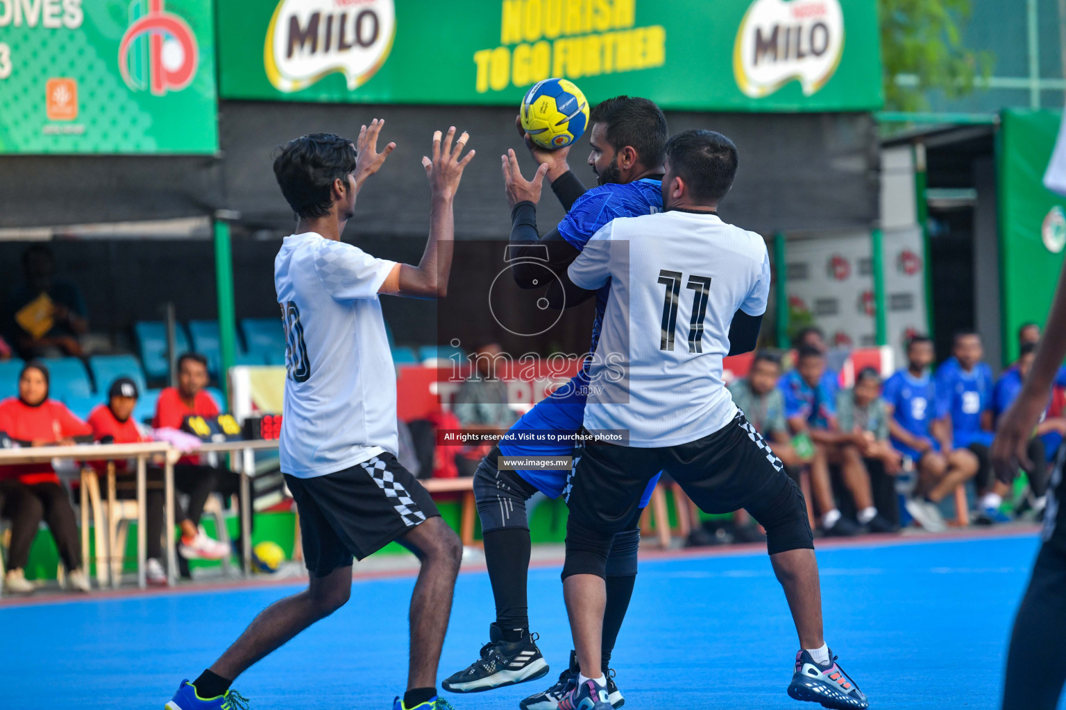 Day 2 of 6th MILO Handball Maldives Championship 2023, held in Handball ground, Male', Maldives on Friday, 21st May 2023 Photos: Nausham Waheed/ Images.mv