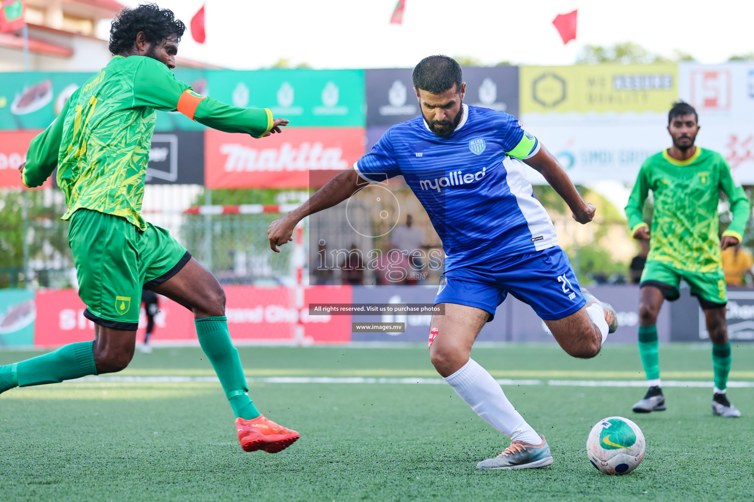 Team Allied vs Gas Club in Club Maldives Cup 2023 held in Hulhumale, Maldives, on Saturday, 22nd July 2023. Photos: Nausham Waheed / images.mv