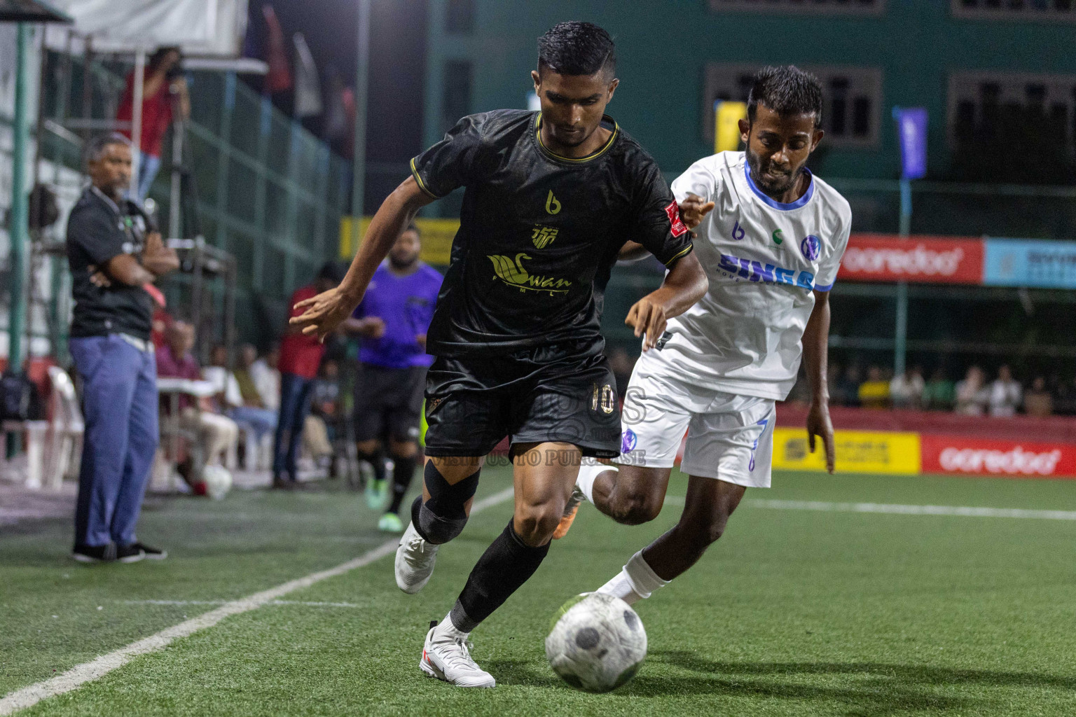 HA Utheem VS HA Ihavandhoo in Day 13 of Golden Futsal Challenge 2024 was held on Saturday, 27th January 2024, in Hulhumale', Maldives Photos: Nausham Waheed / images.mv