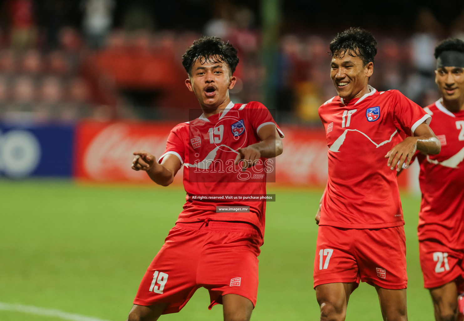 Nepal vs Sri Lanka in SAFF Championship 2021 held on 4th October 2021 in Galolhu National Stadium, Male', Maldives