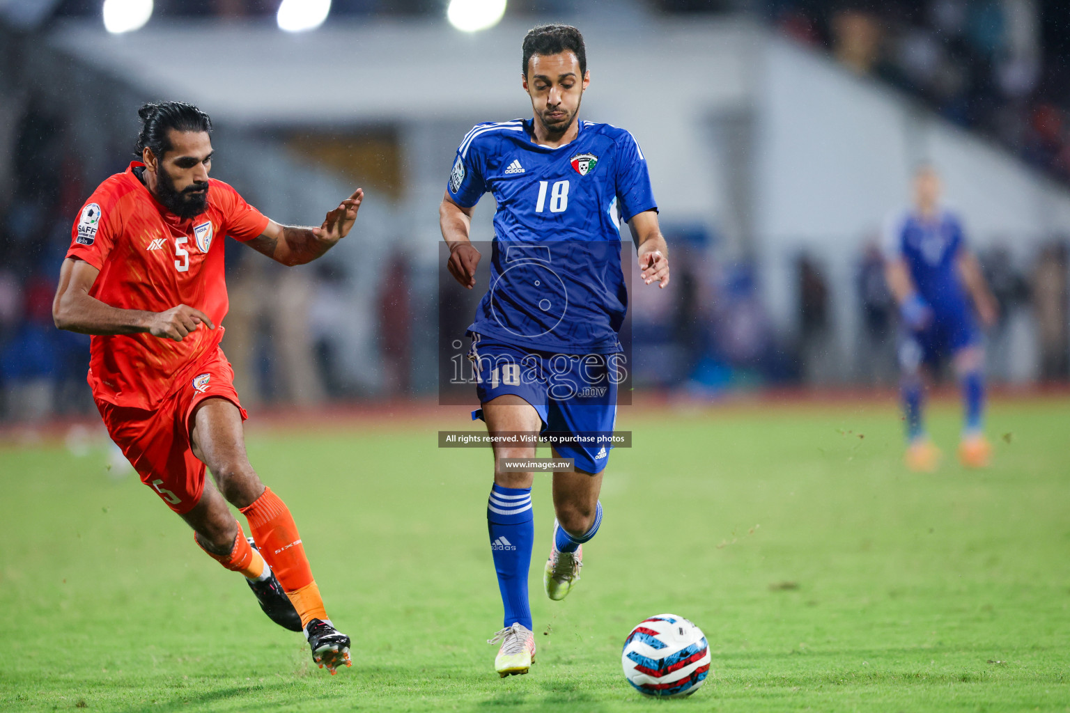 Kuwait vs India in the Final of SAFF Championship 2023 held in Sree Kanteerava Stadium, Bengaluru, India, on Tuesday, 4th July 2023. Photos: Nausham Waheed / images.mv